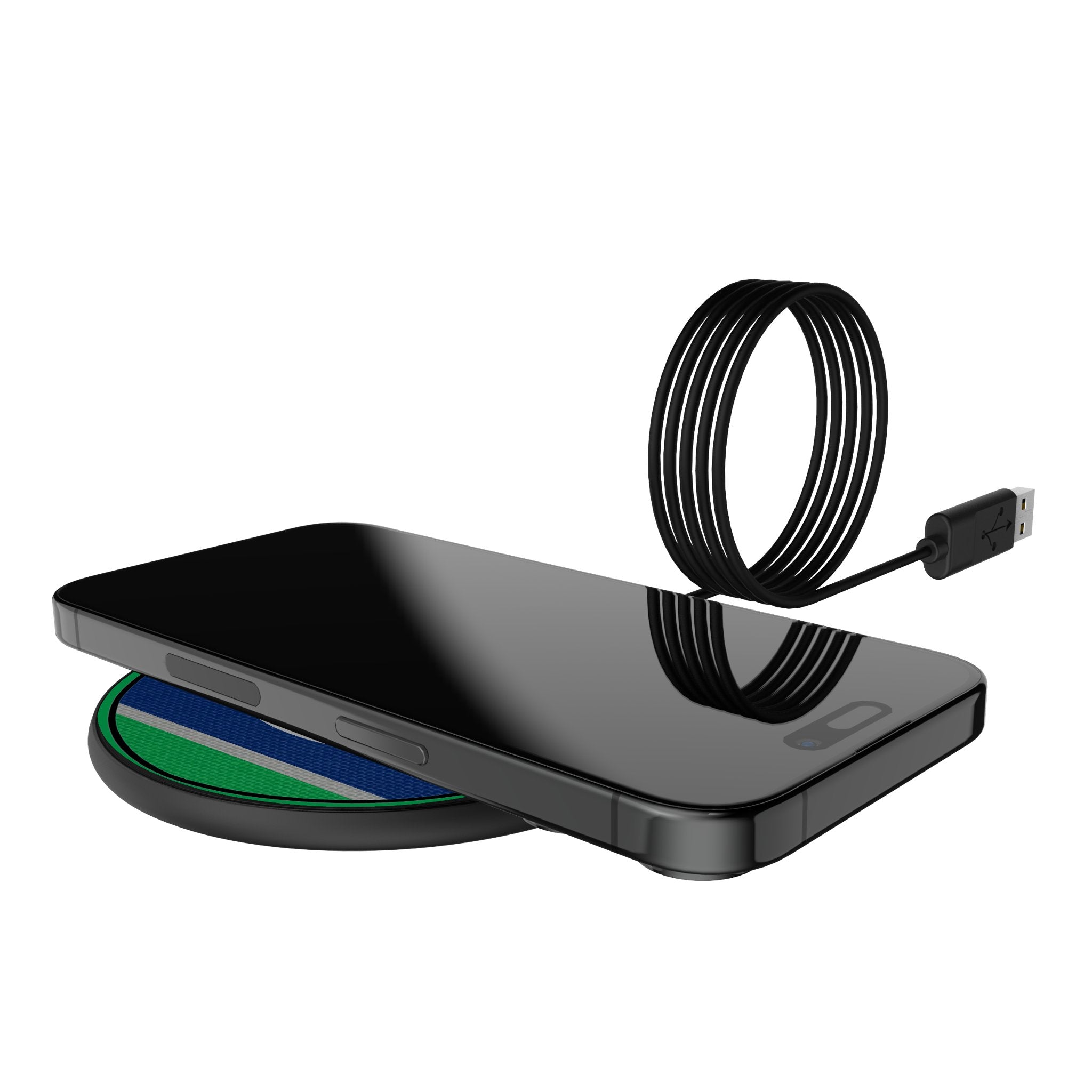 Vancouver Canucks Stripe 15-Watt Wireless Charger 5