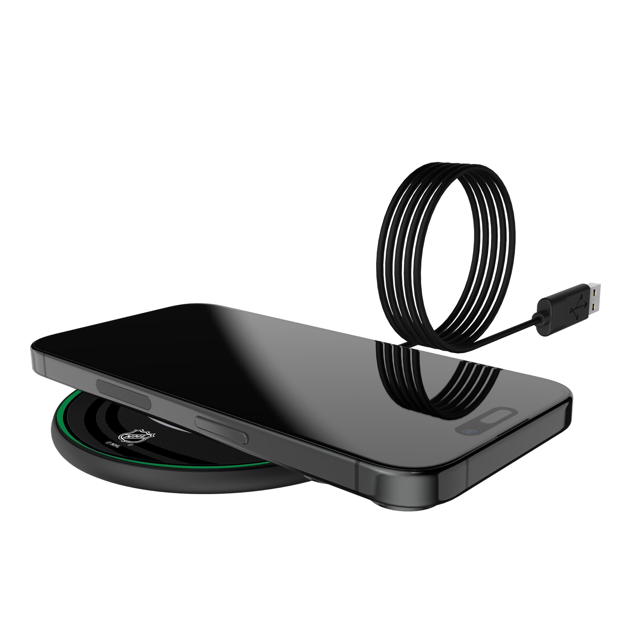 Vancouver Canucks Monocolor Tilt 15-Watt Wireless Charger 5