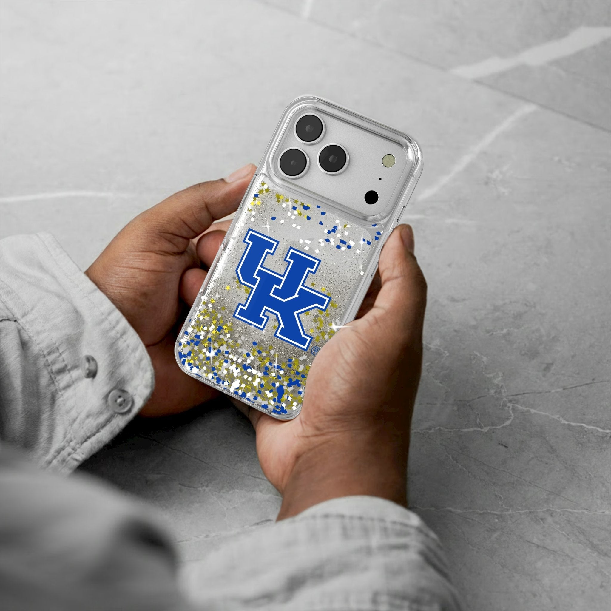 University of Kentucky Wildcats Confetti Glitter Phone Case for Apple iPhone 17 Series 5