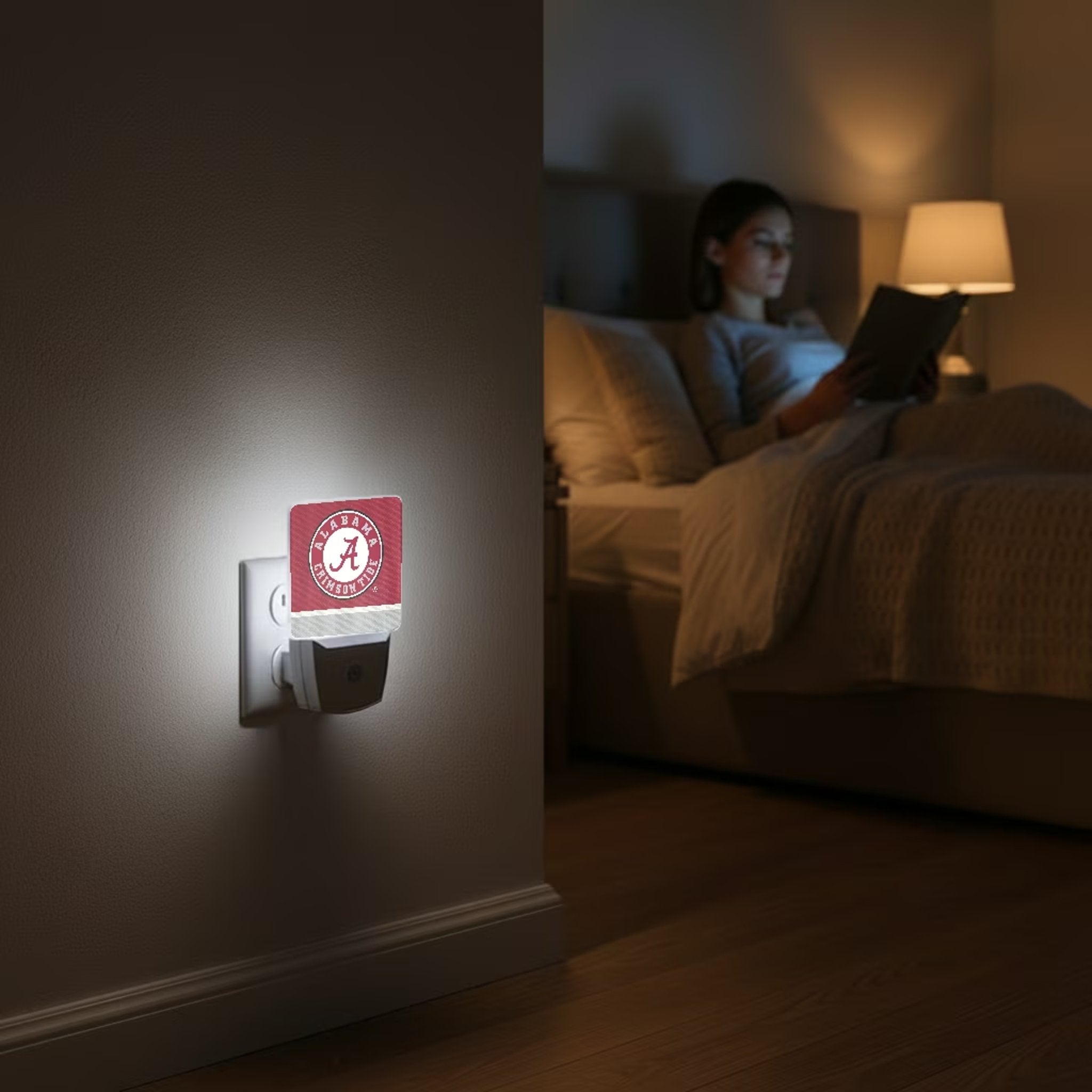 University of Alabama Crimson Tide Stripe Night Light 2-Pack 4
