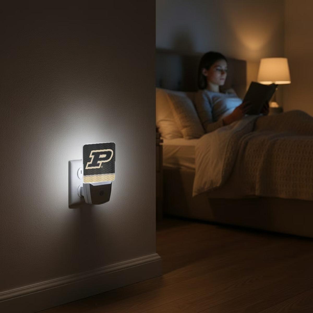 Purdue University Boilermakers Stripe Night Light 2-Pack 4