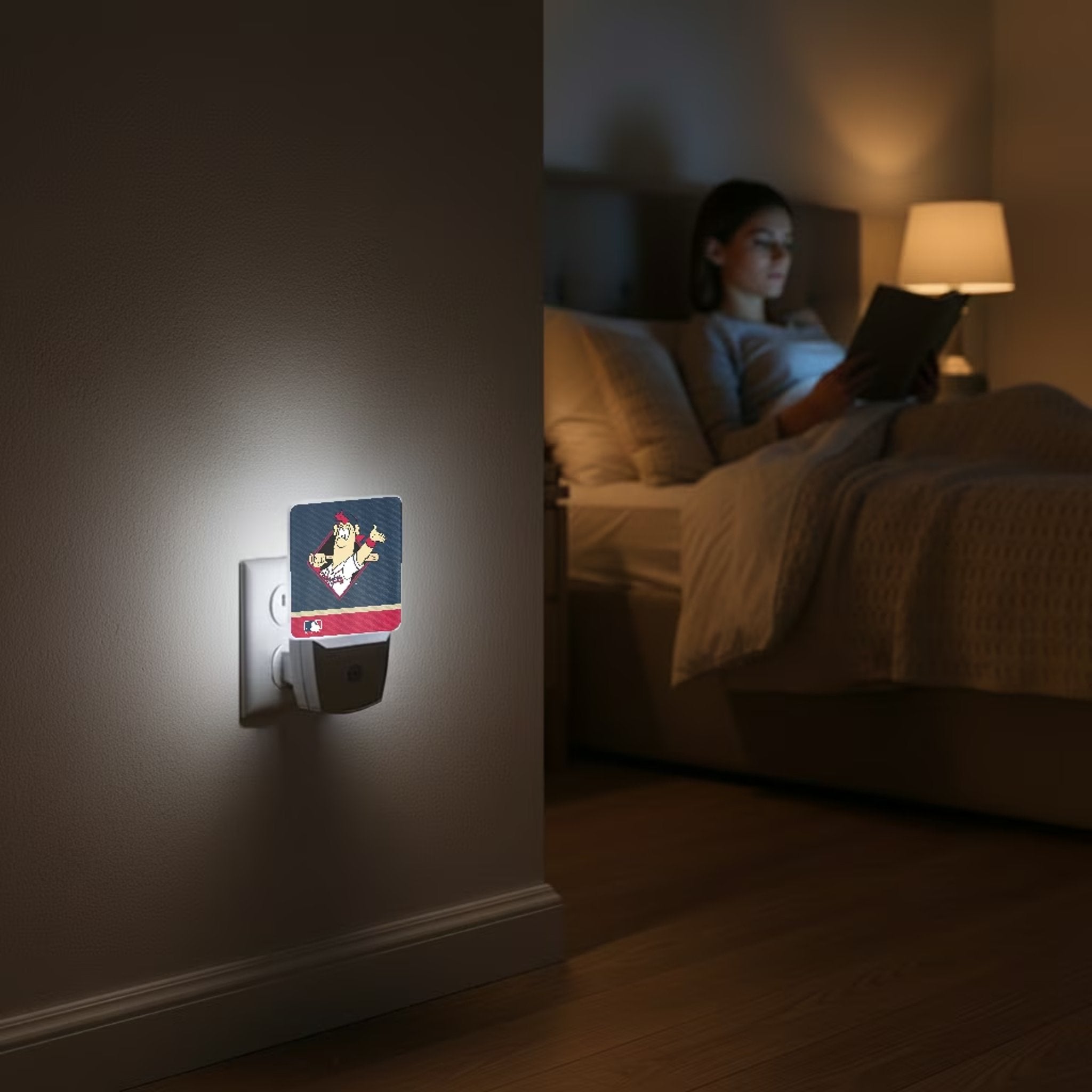 Atlanta Braves Stripe Night Light 2-Pack 3