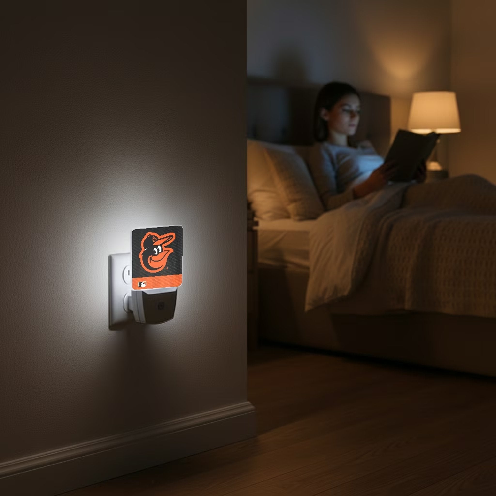 Baltimore Orioles Stripe Night Light 2-Pack 4
