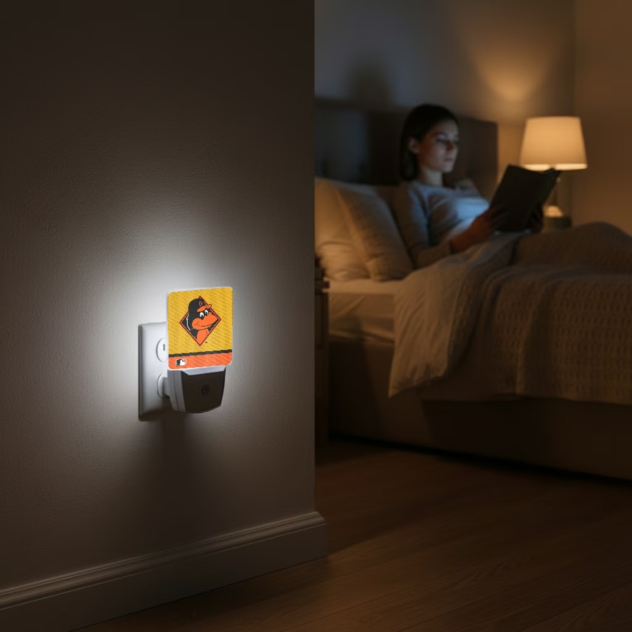Baltimore Orioles Stripe Night Light 2-Pack 4