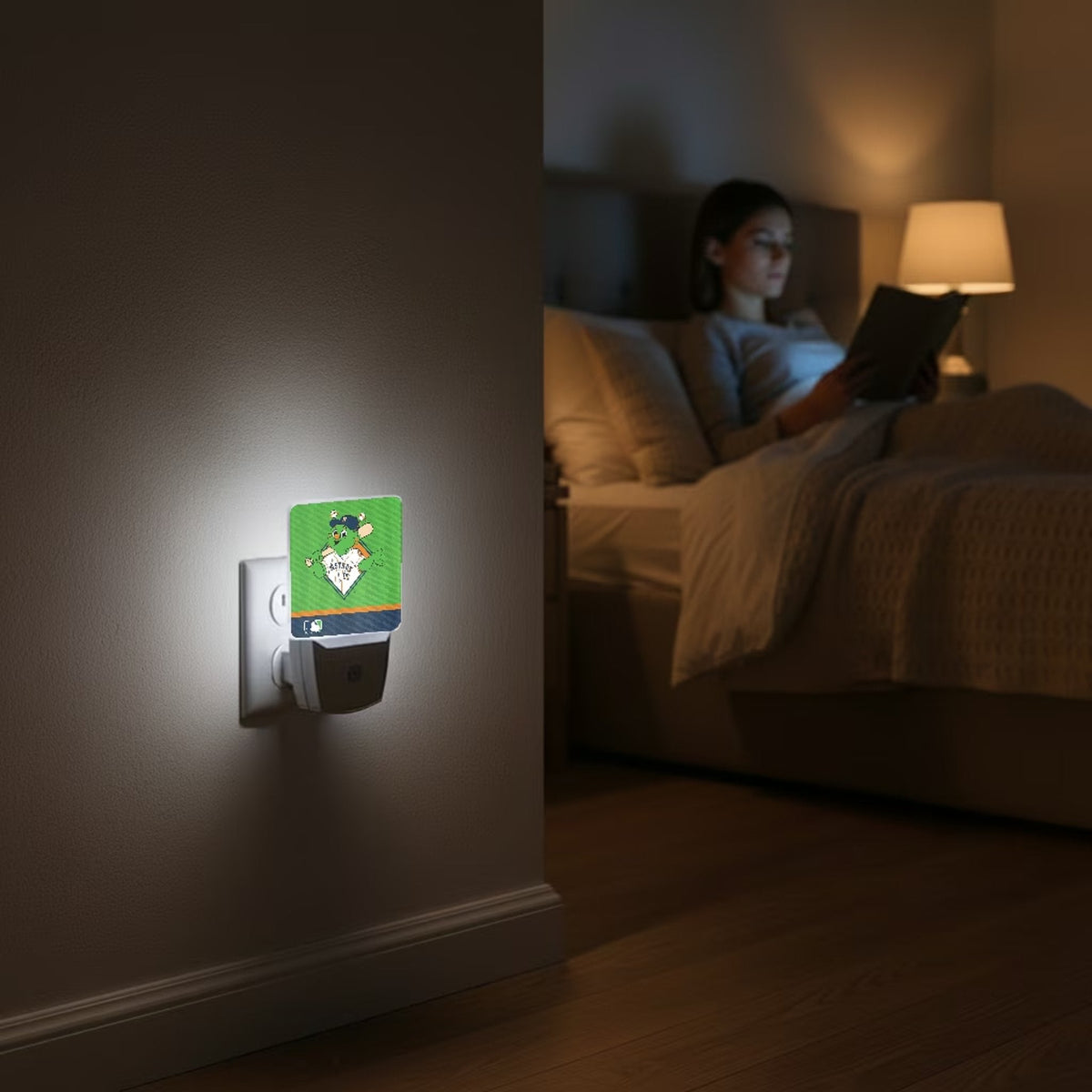 Houston Astros Stripe Night Light 2-Pack 3