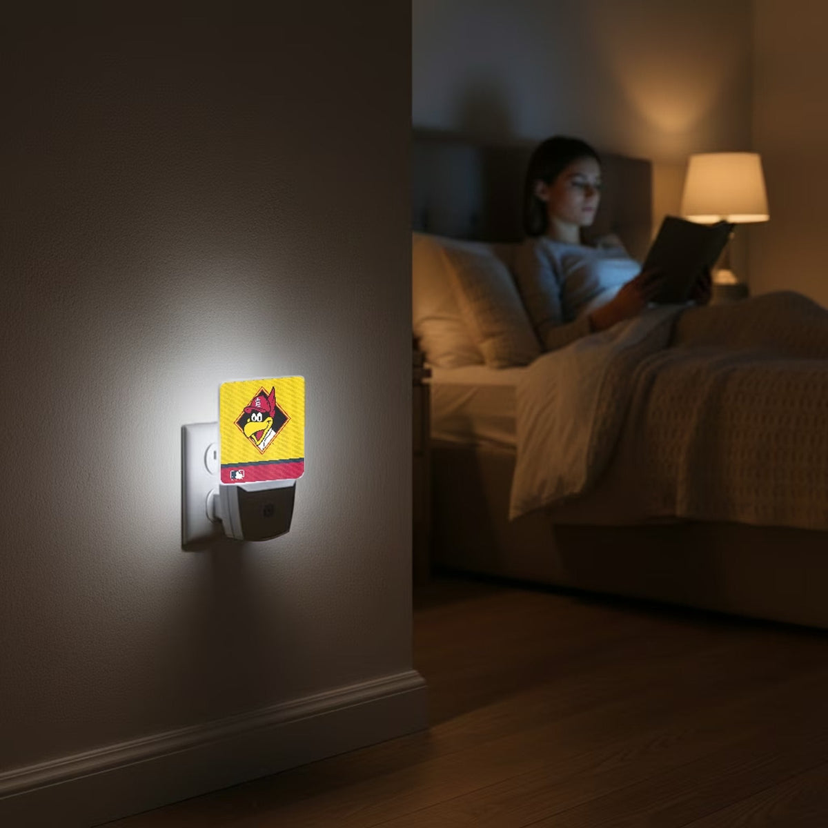 St Louis Cardinals Stripe Night Light 2-Pack 4
