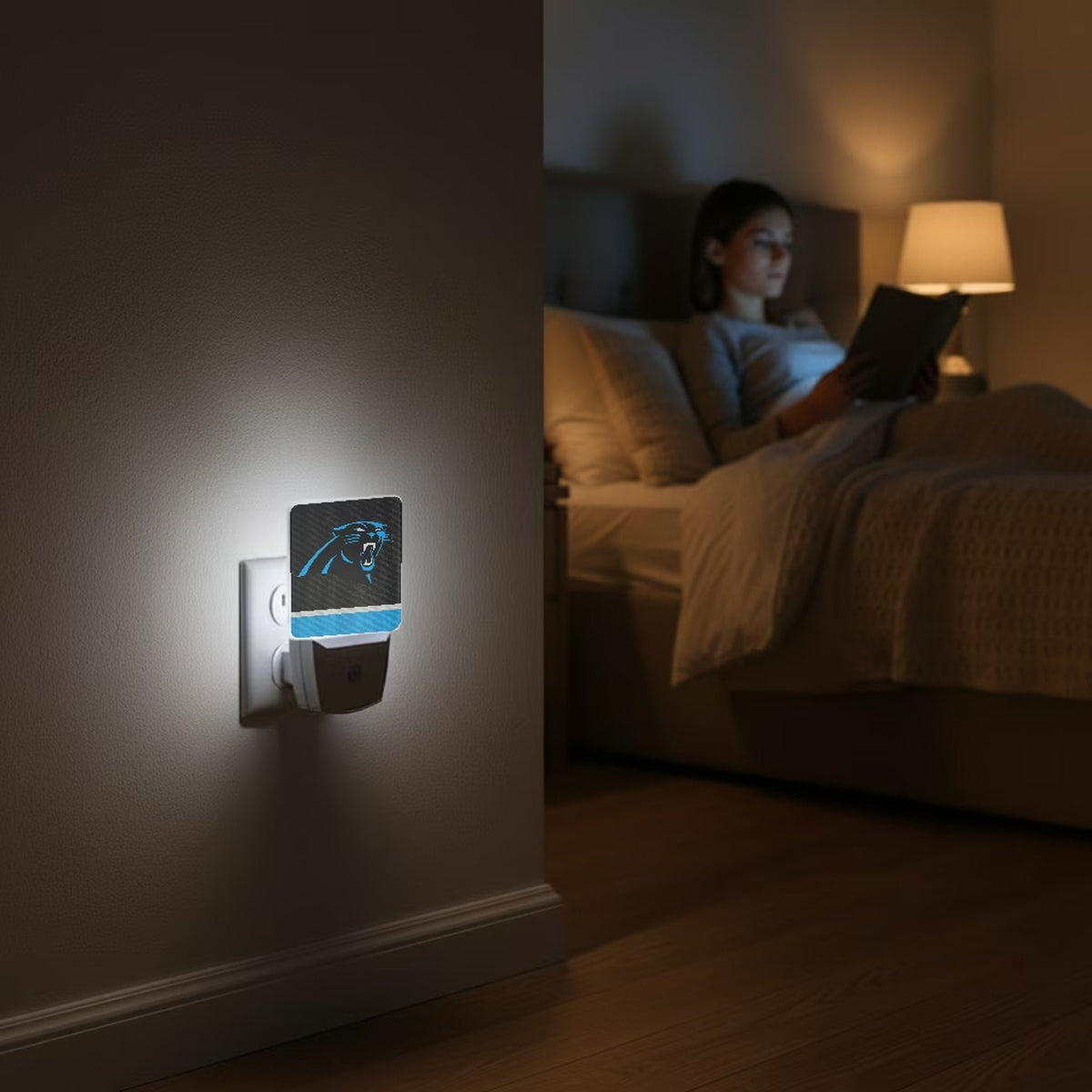 Carolina Panthers Stripe Night Light 2-Pack 4
