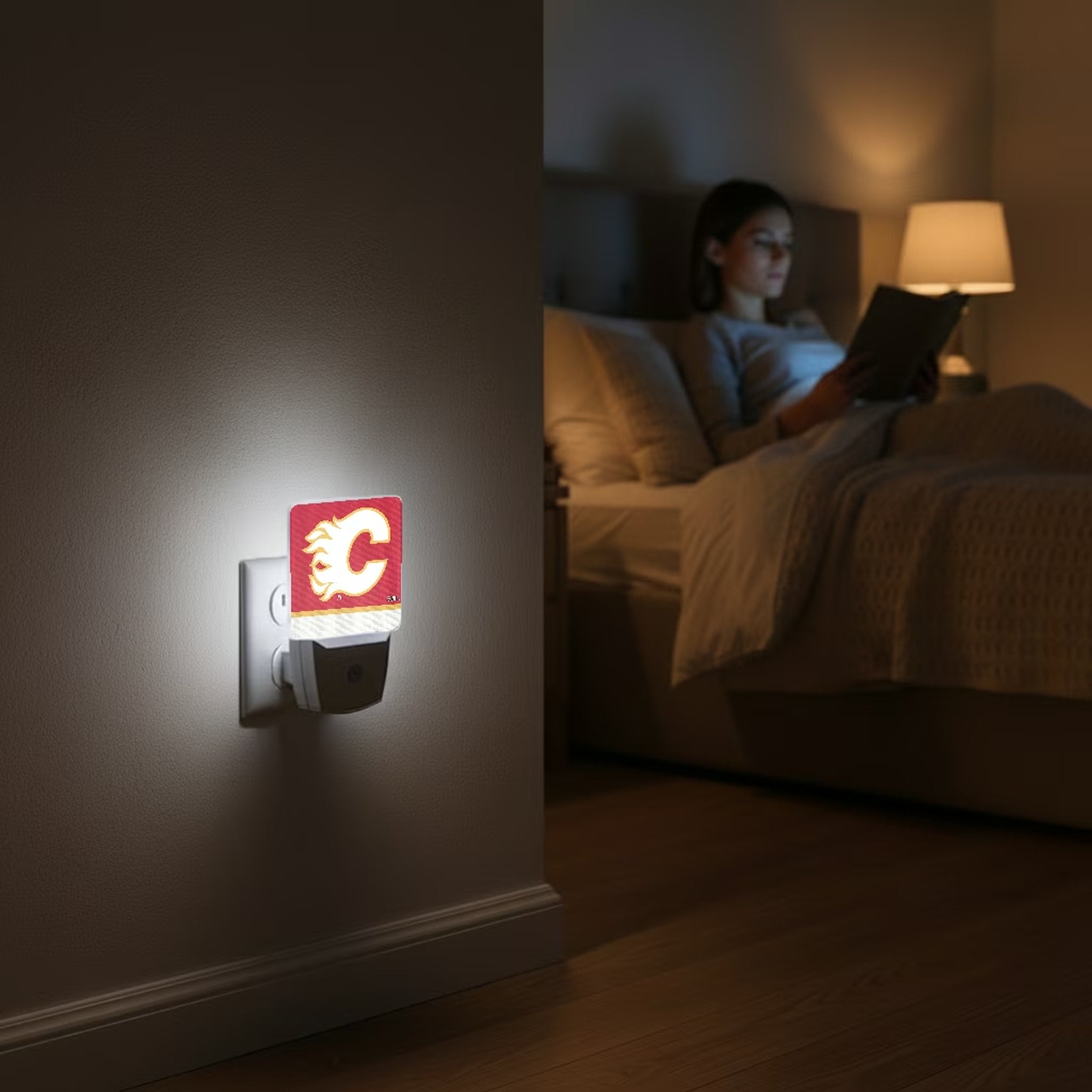 Calgary Flames Stripe Night Light 2-Pack 4