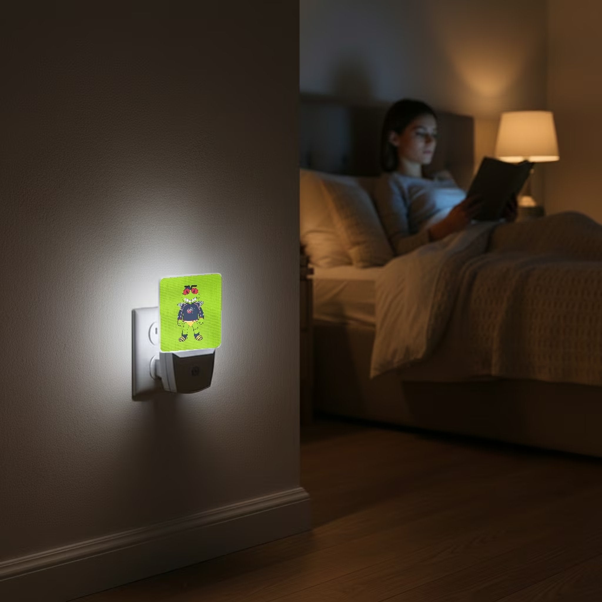 Columbus Blue Jackets Solid Night Light 2-Pack 4