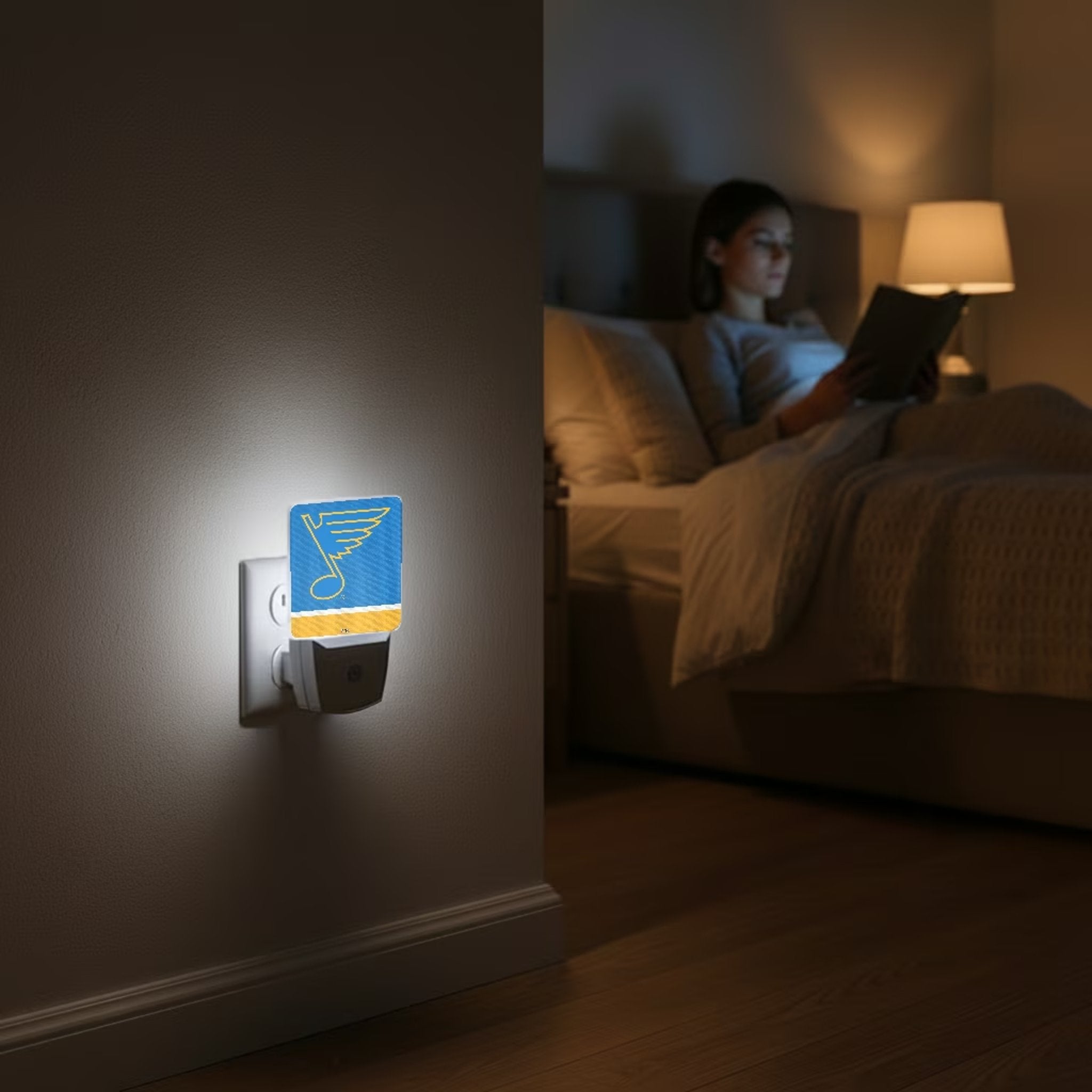 St. Louis Blues Stripe Night Light 2-Pack 4