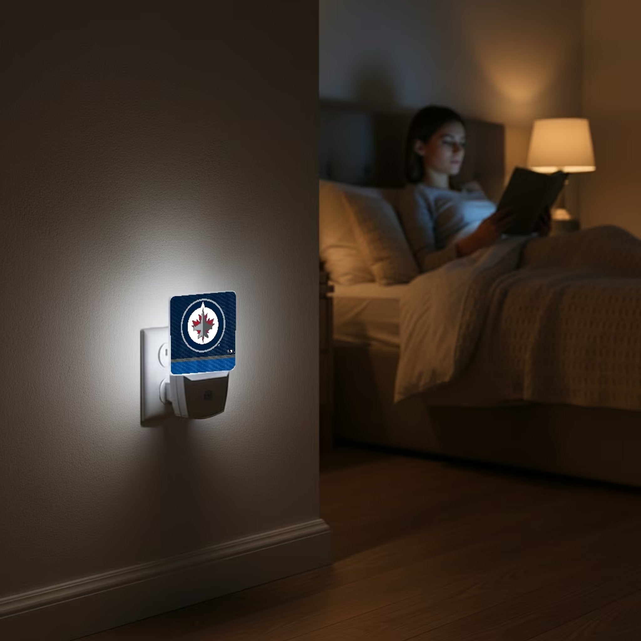Winnipeg Jets Stripe Night Light 2-Pack 4