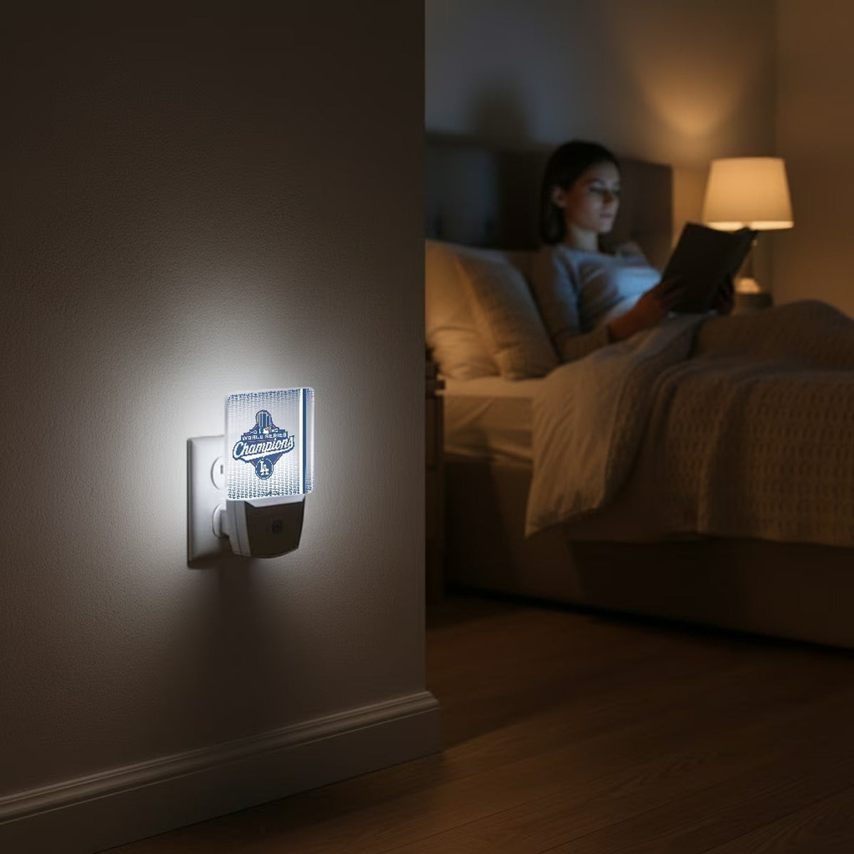 LA Dodgers 2025 MLB World Series Night Light 2-Pack 4