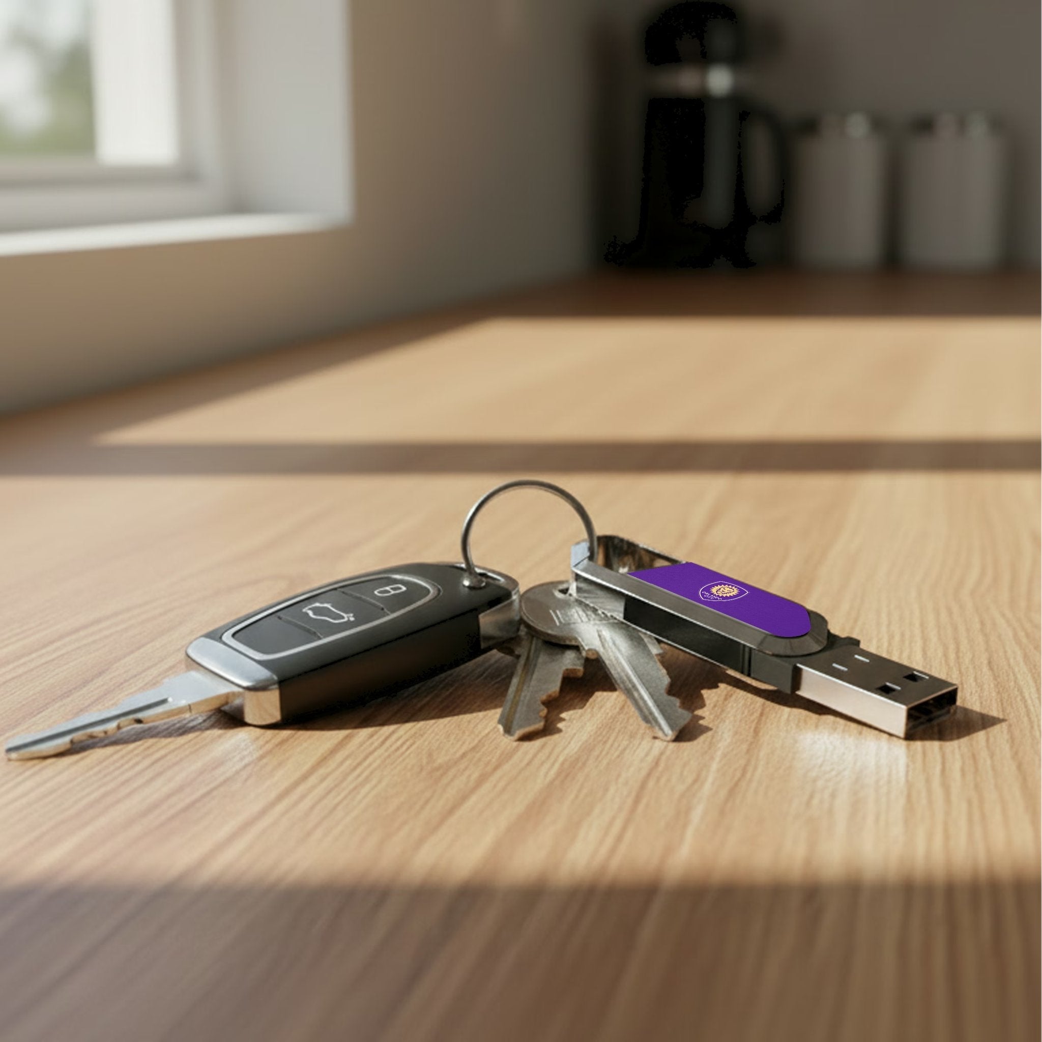 Orlando City Soccer Club Solid USB 64GB Clip Style Flash Drive 4