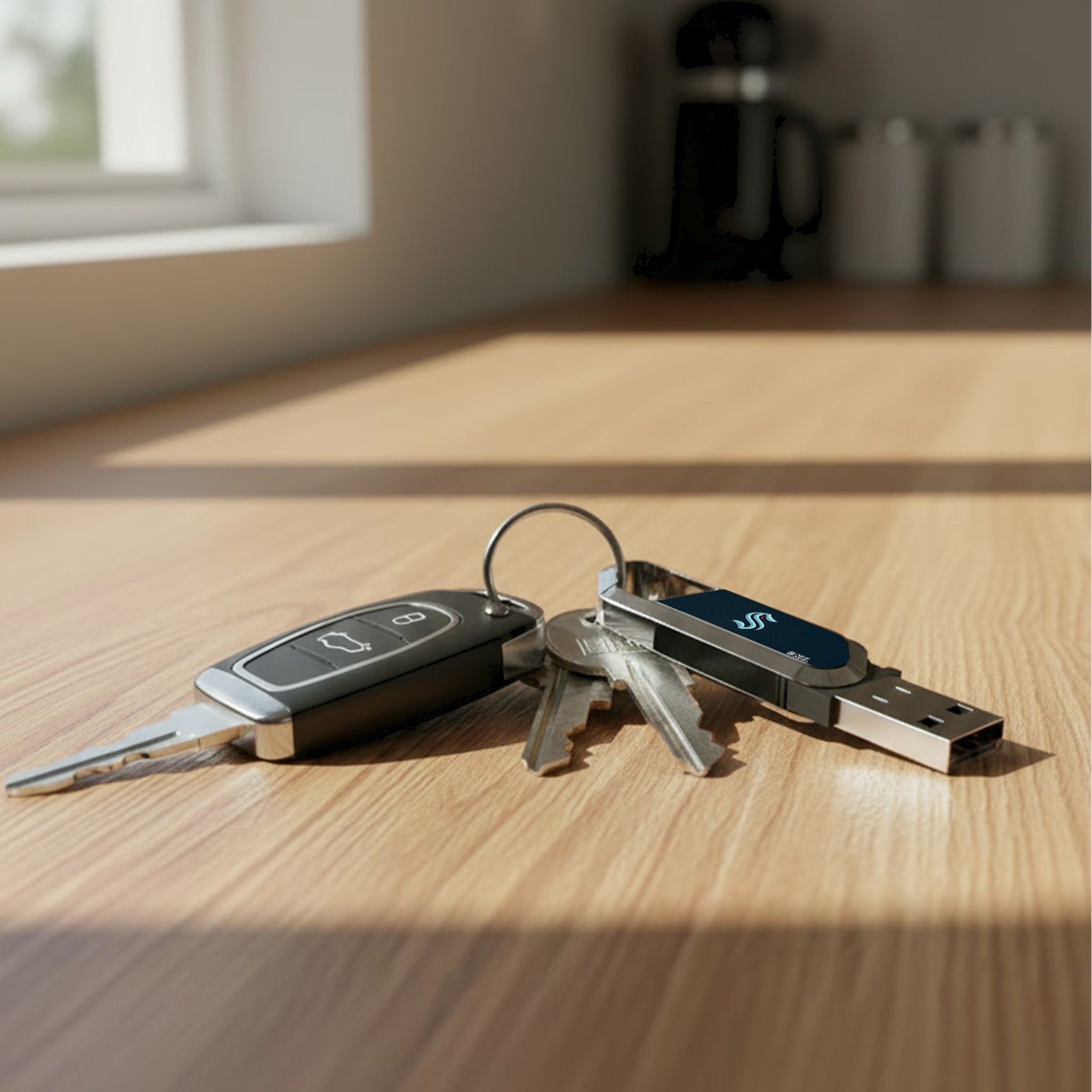 Seattle Kraken Solid USB 64GB Clip Style Flash Drive 4