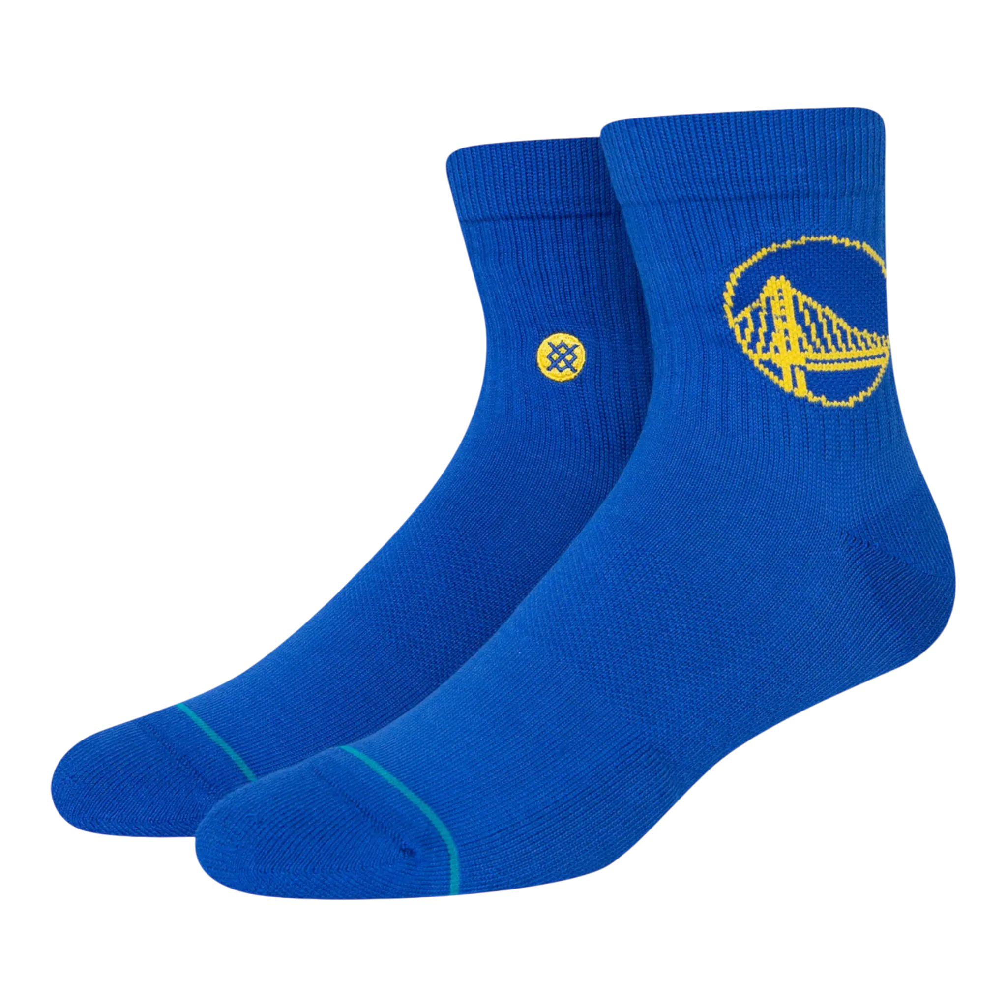 Stance Golden State Warriors Quarter Men Ankle Socks Royal Blue 1