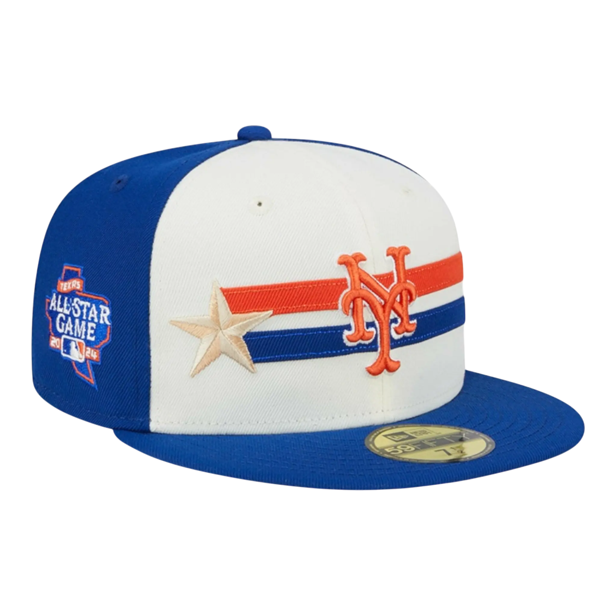New Era 59Fifty MLB New York Mets 2024 All Star Game Fitted Hat Royal/Cream 1