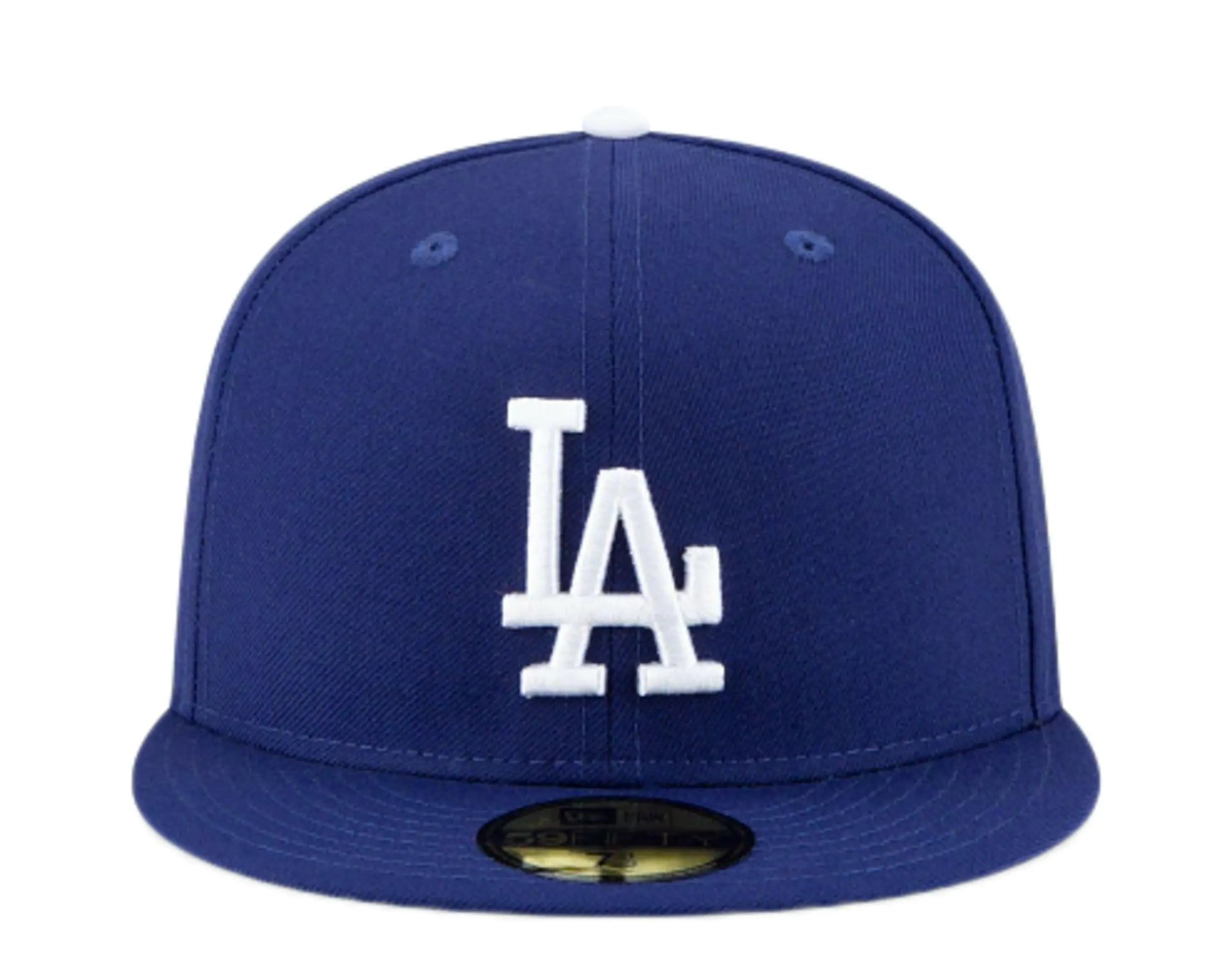 New Era 59Fifty Men Los Angeles Dodgers Icy 1980 ASG Side Patch Fitted Hat Royal/Baby Blue 2
