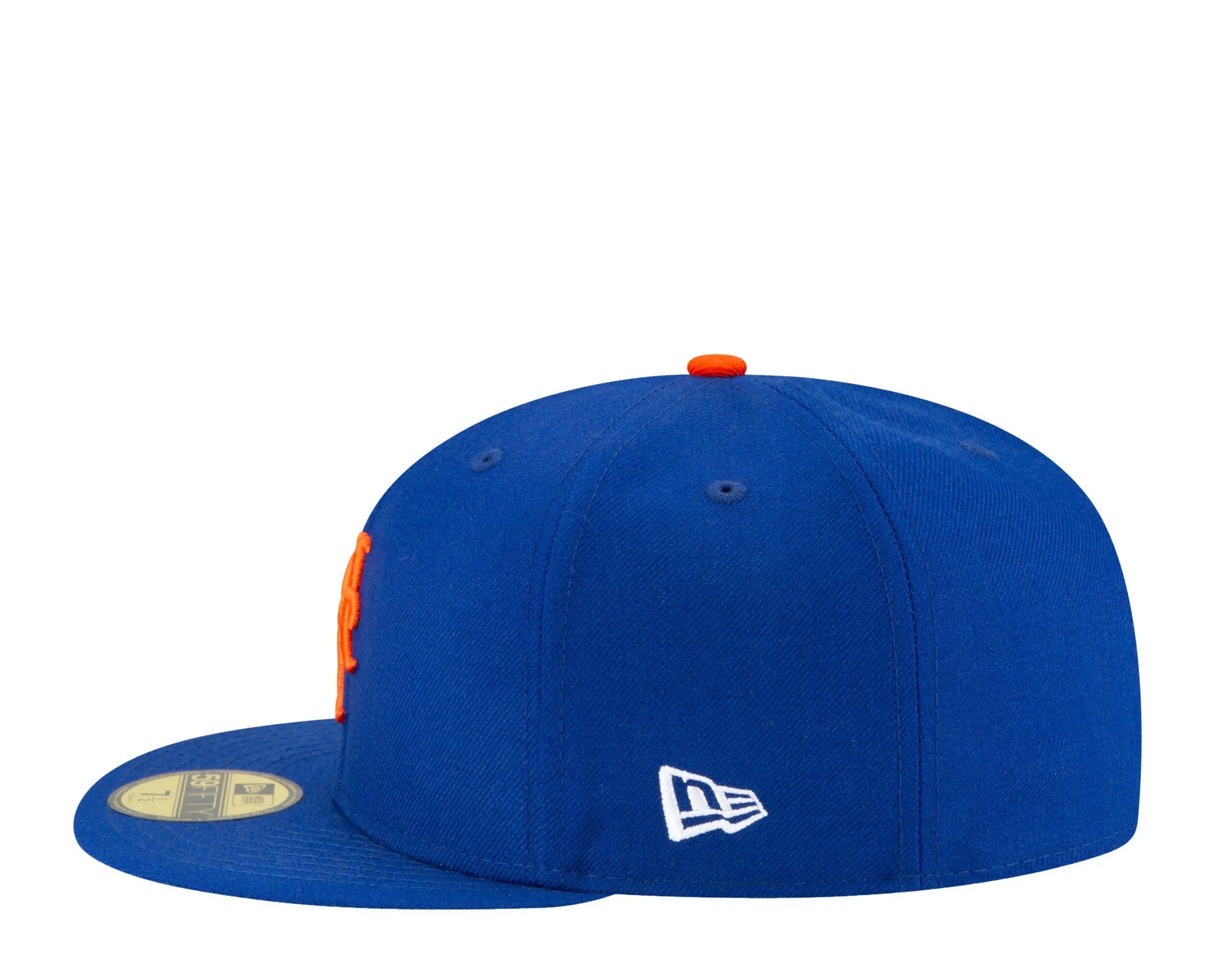 New Era 59Fifty Men New York Mets Icy 2013 ASG Side Patch Fitted Hat Royal/Baby Blue 5