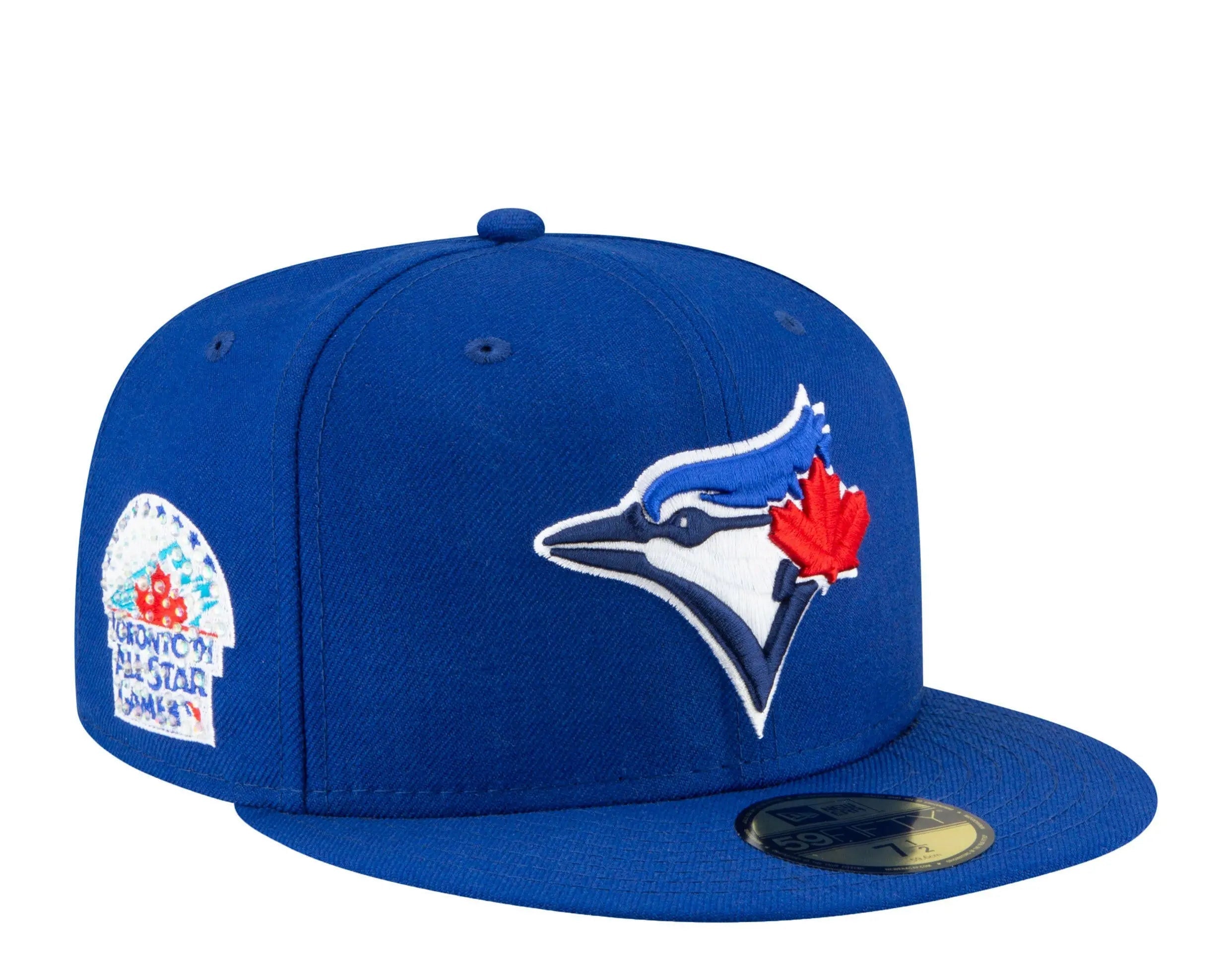 New Era 59Fifty Men Toronto Blue Jays Icy 1991 ASG Side Patch Fitted Hat Royal/Baby Blue 1