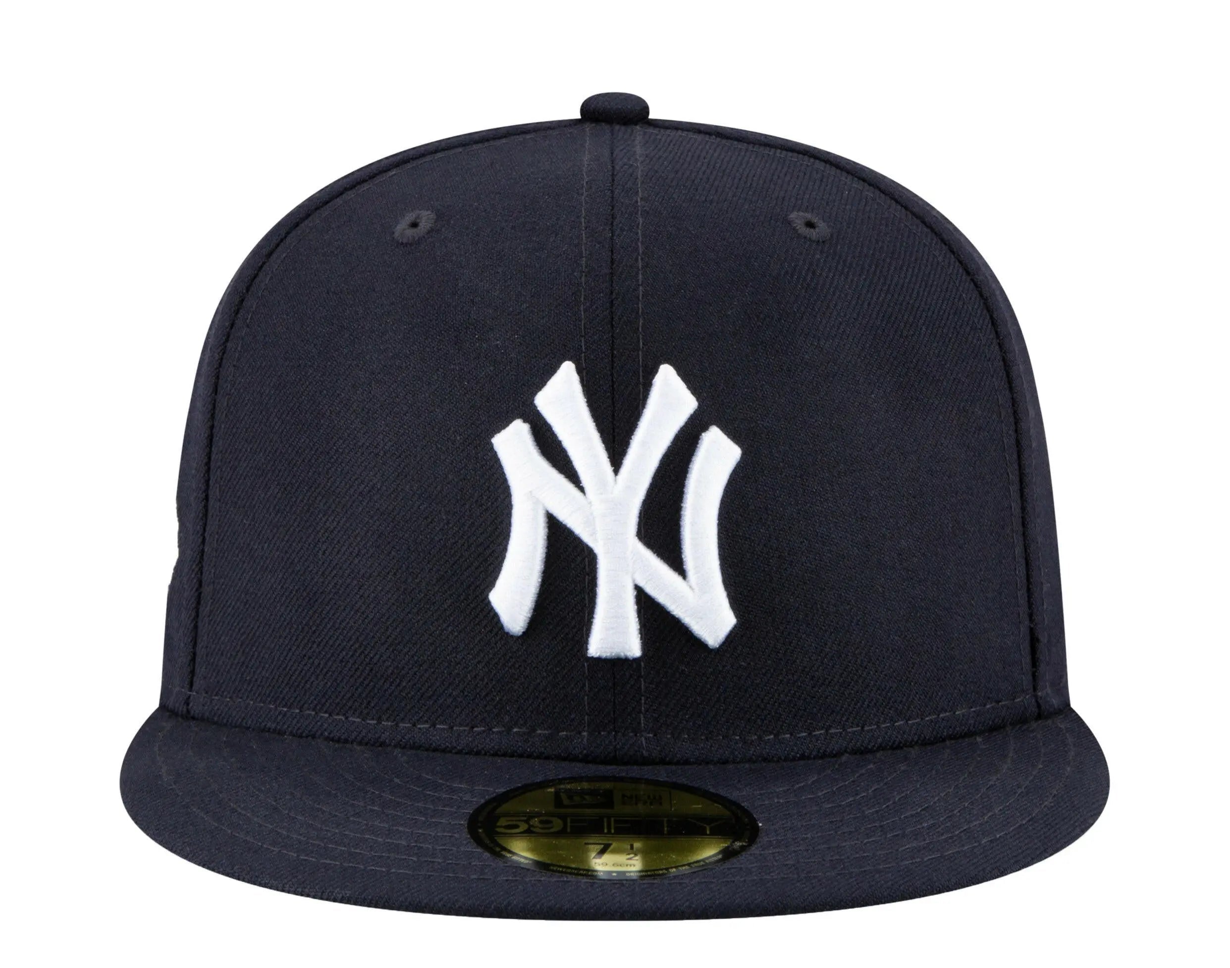 New Era 59Fifty Men New York Yankees Icy 2008 ASG Side Patch Fitted Hat Navy/Baby Blue 2