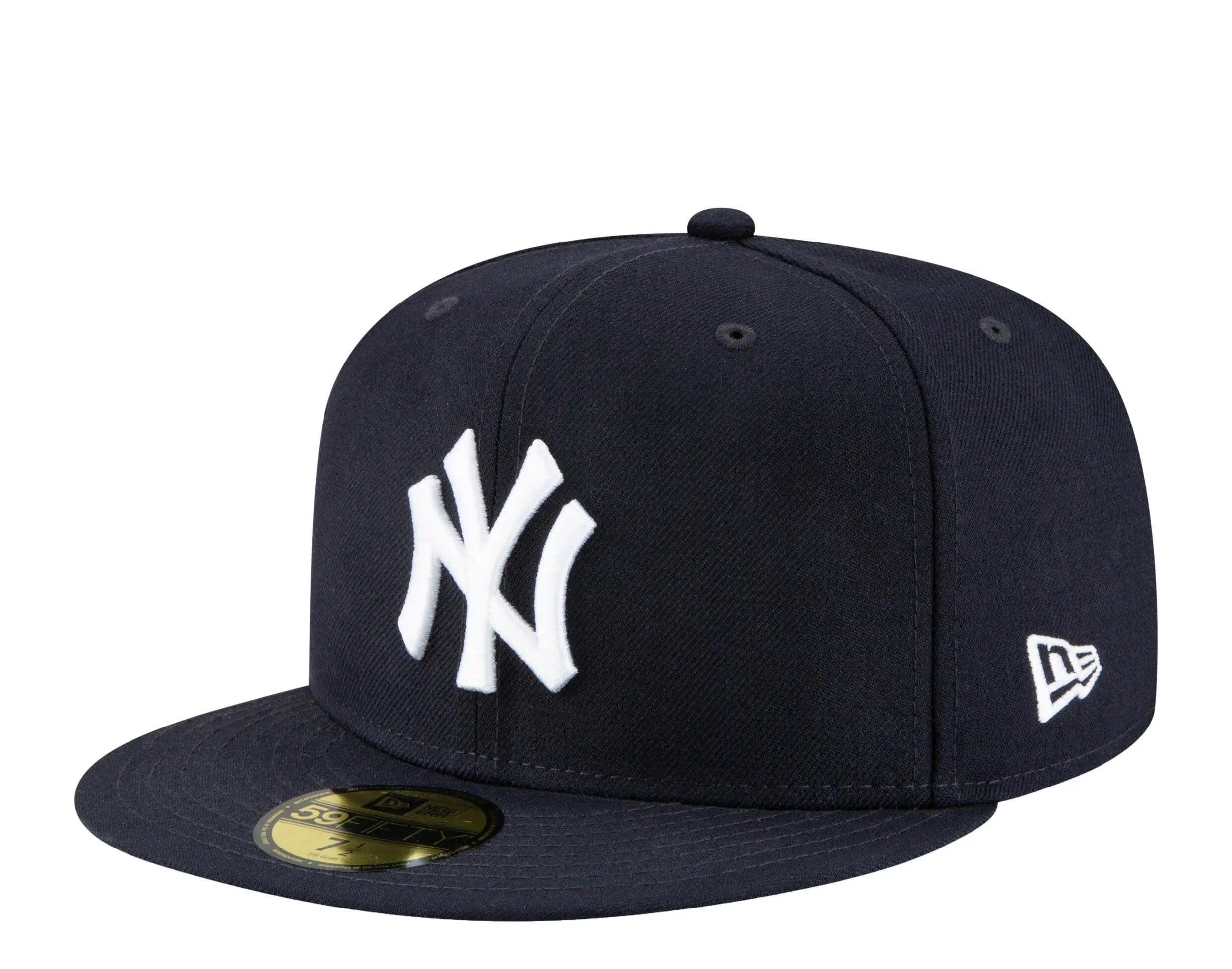 New Era 59Fifty Men New York Yankees Icy 2008 ASG Side Patch Fitted Hat Navy/Baby Blue 3