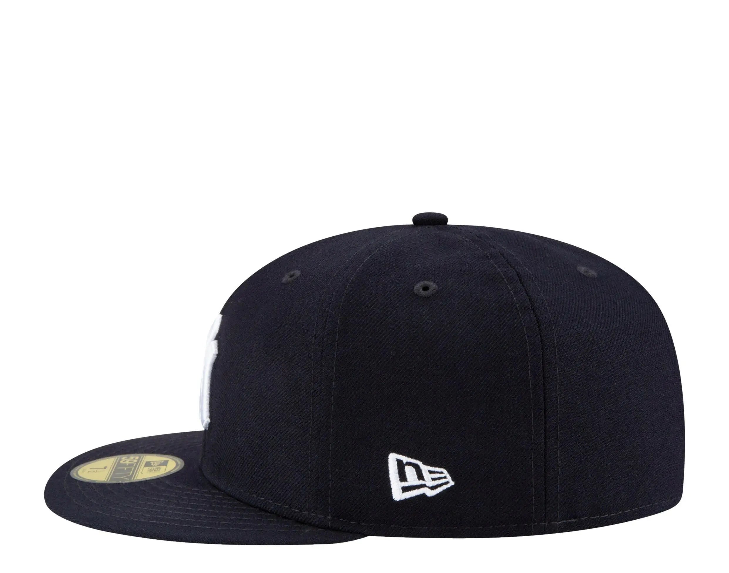 New Era 59Fifty Men New York Yankees Icy 2008 ASG Side Patch Fitted Hat Navy/Baby Blue 5