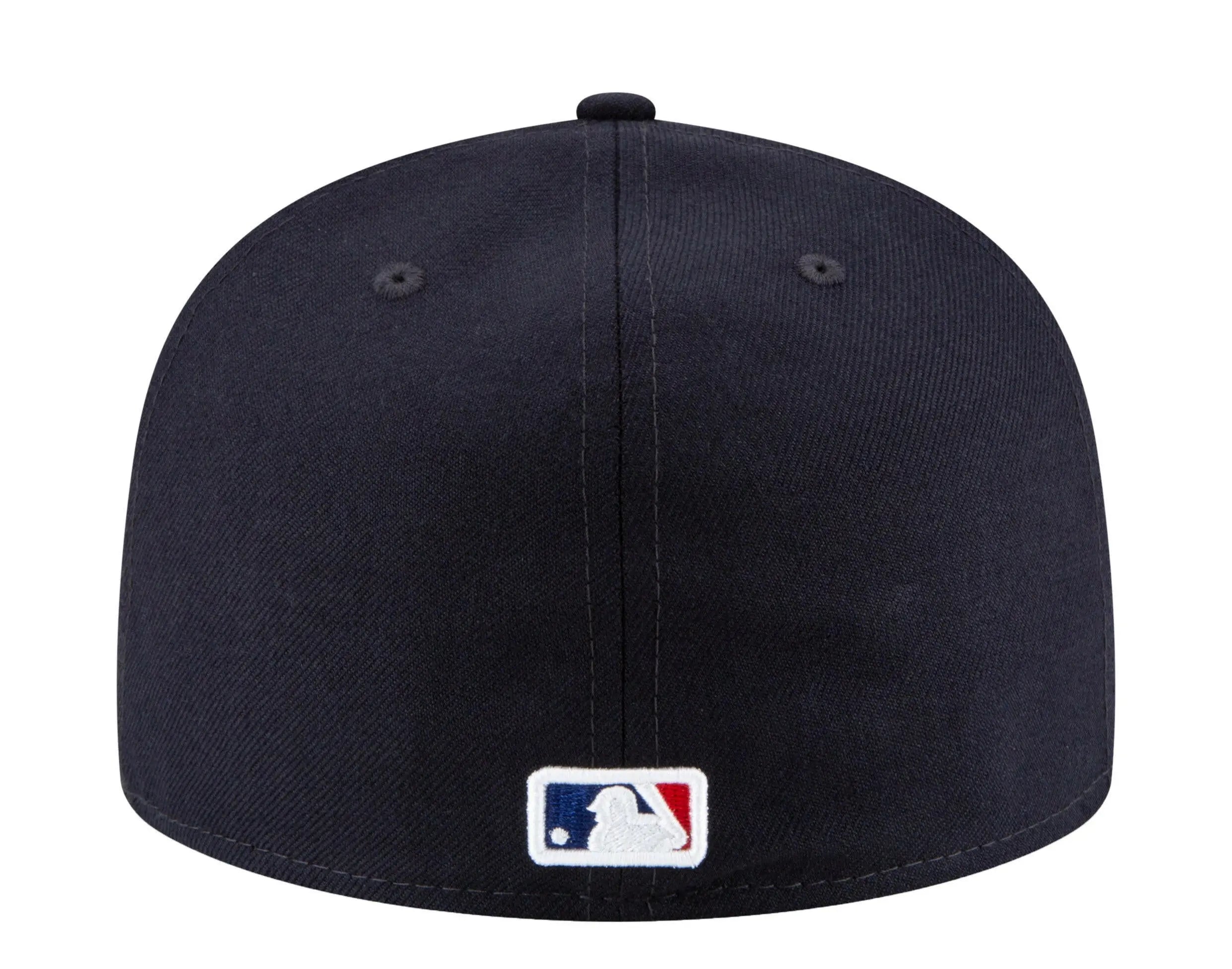 New Era 59Fifty Men New York Yankees Icy 2008 ASG Side Patch Fitted Hat Navy/Baby Blue 6