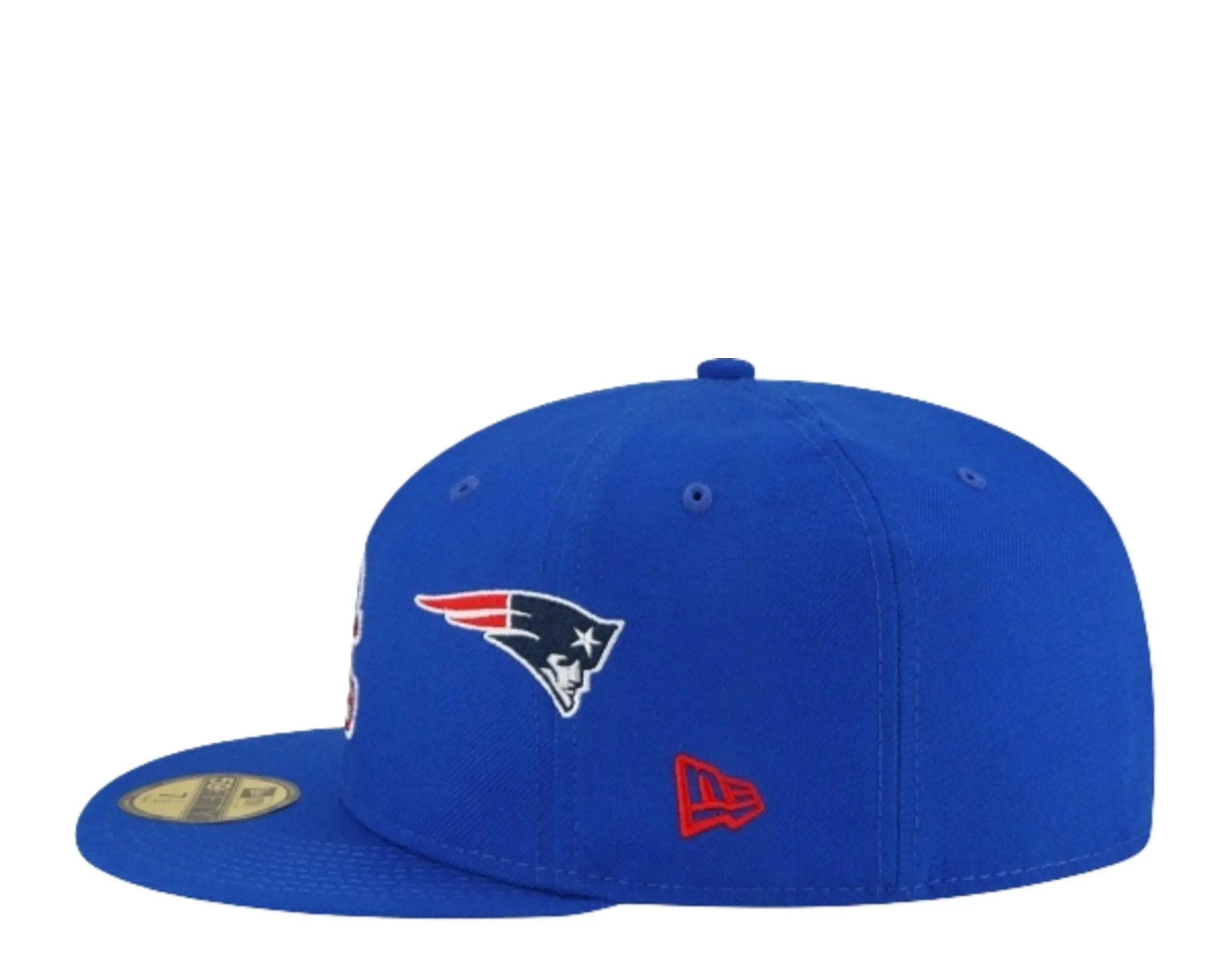 New Era x Just Don 59Fifty Men New England Patriots Fitted Hat Royal Blue 5