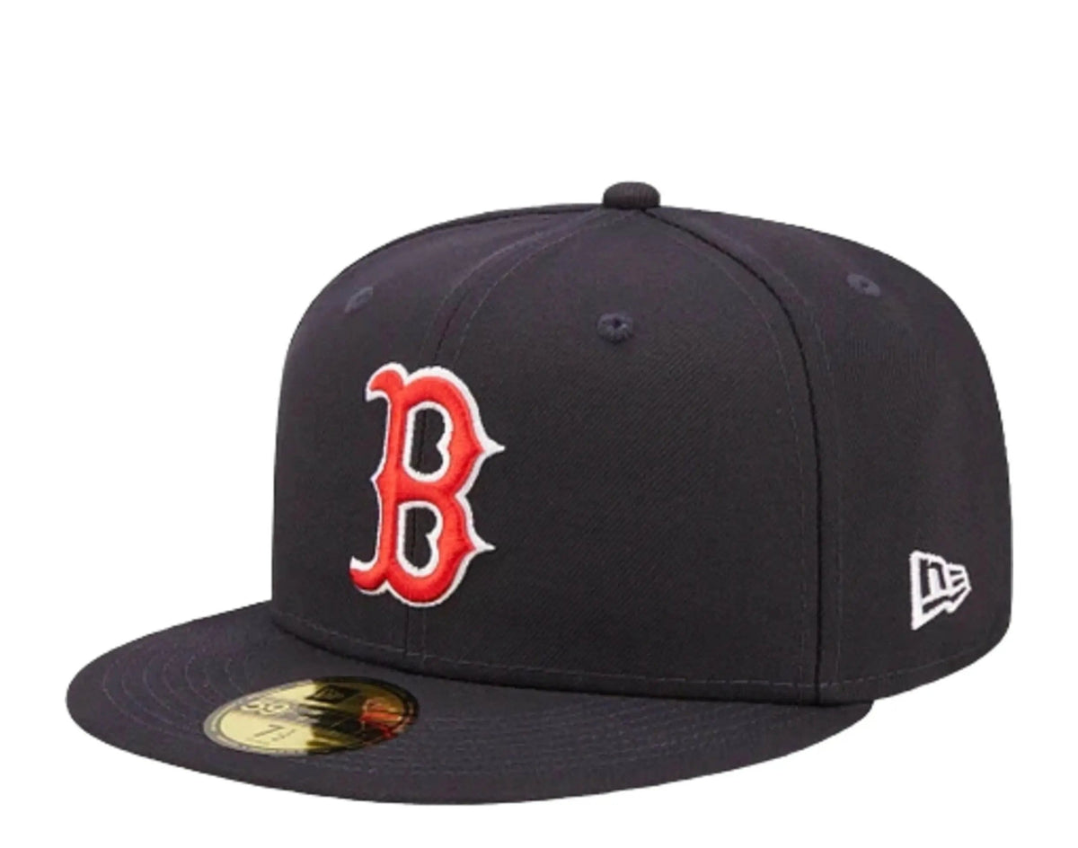 New Era 59Fifty MLB Boston Red Sox Cloud Icon Fitted Hat Navy 3