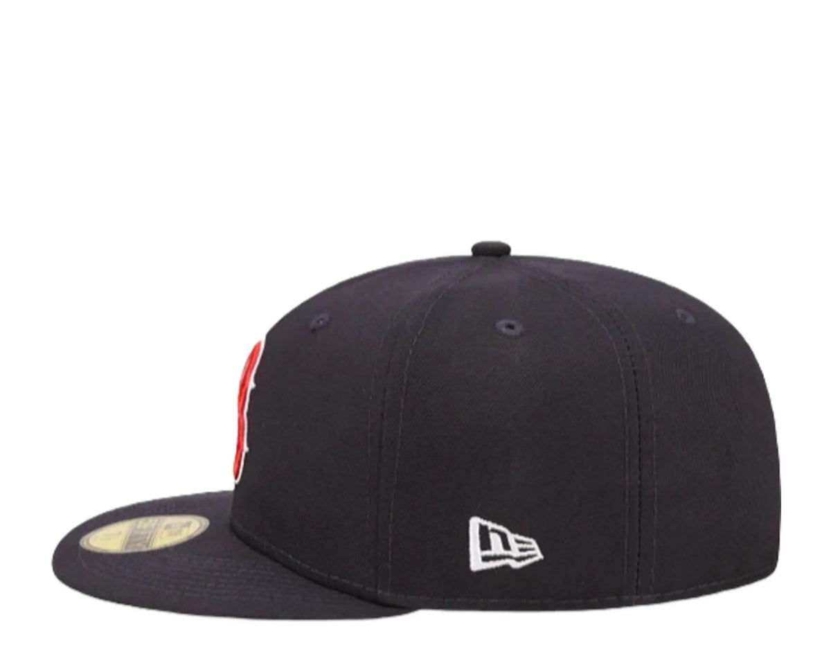 New Era 59Fifty MLB Boston Red Sox Cloud Icon Fitted Hat Navy 7