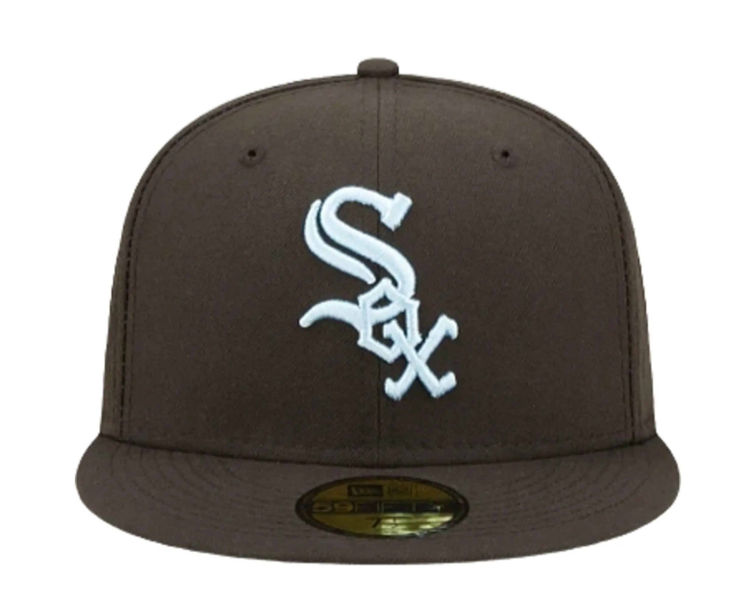 New Era Cloud Under 59Fifty Chicago White Sox Men Fitted Hat Black