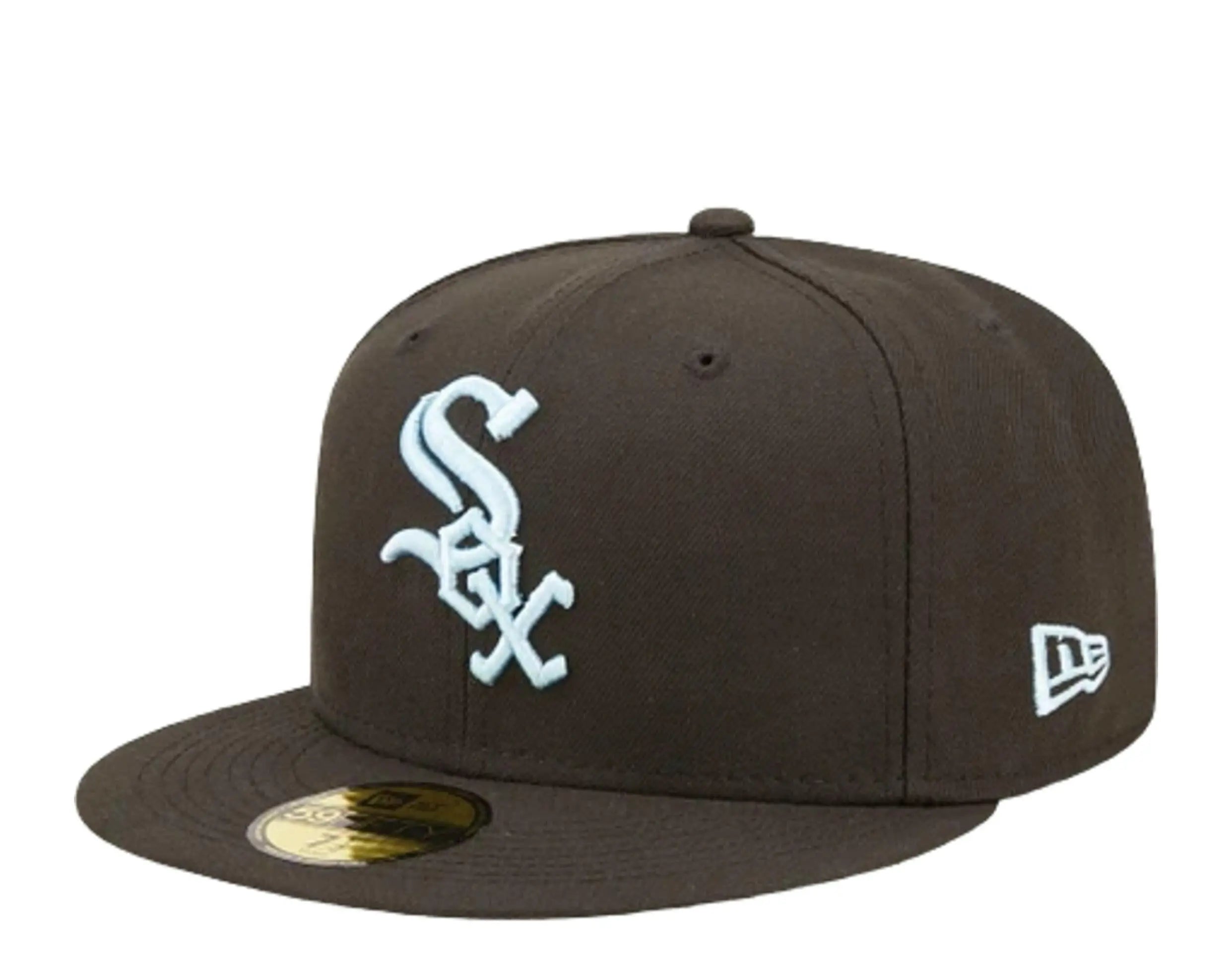 New Era Cloud Under 59Fifty Chicago White Sox Men Fitted Hat Black 3