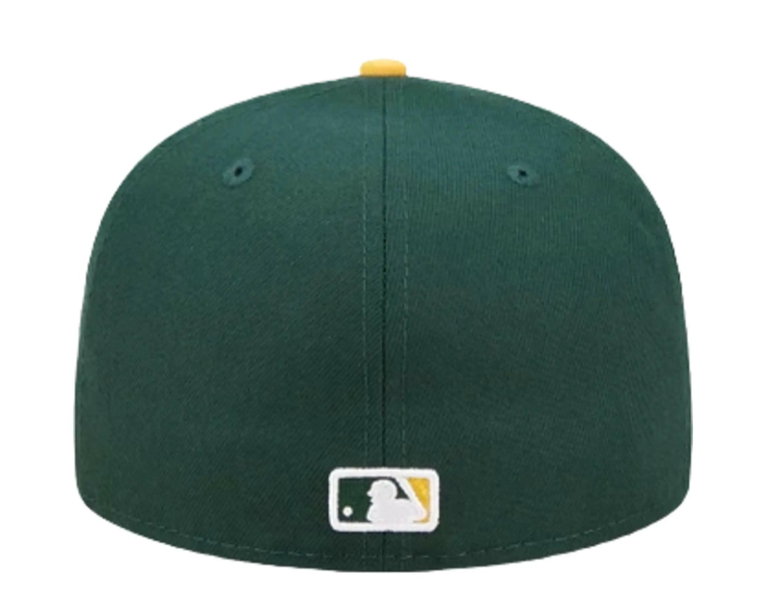 New Era 59Fifty MLB Oakland Athletics Comic Cloud Fitted Hat Green/Yellow 5
