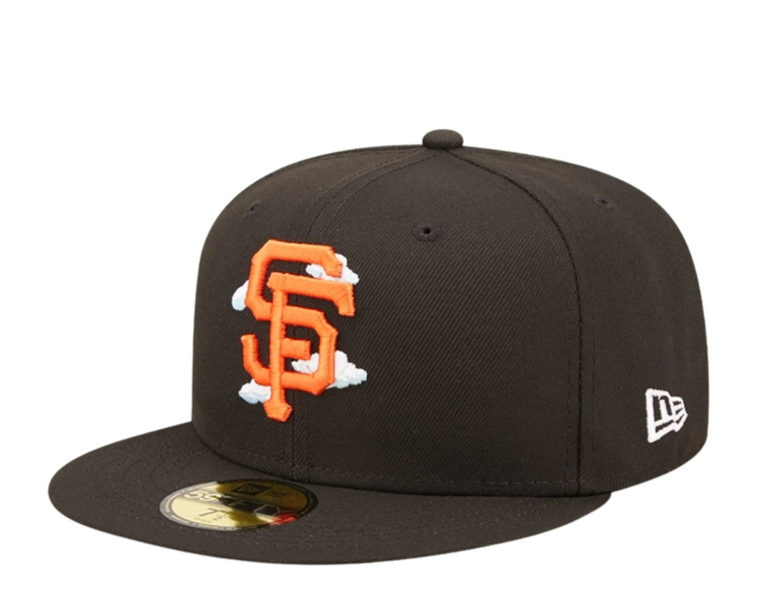 New Era 59Fifty MLB San Francisco Giants Comic Cloud Fitted Hat Black 3