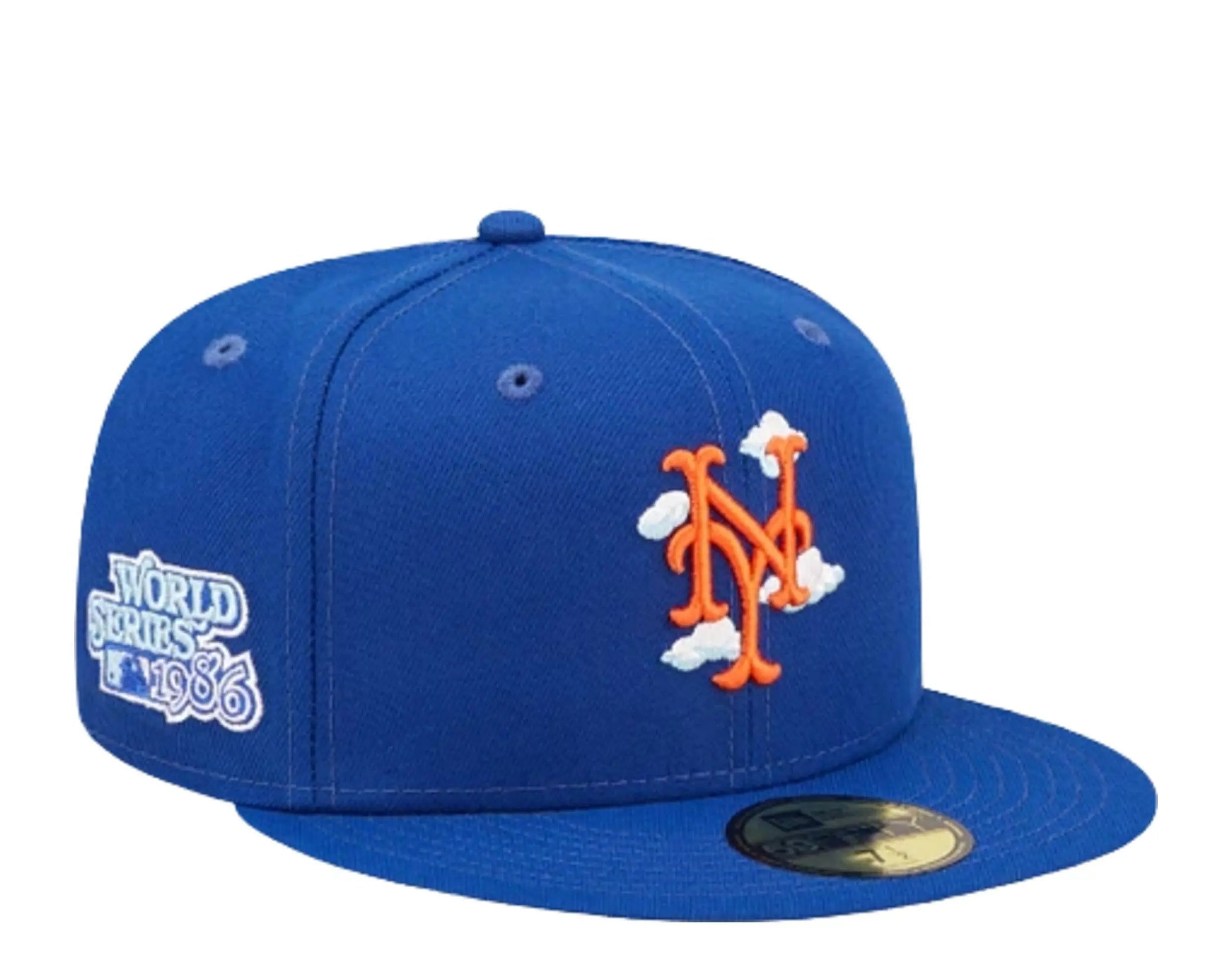 New Era 59Fifty MLB New York Mets Comic Cloud Fitted Hat Blue 1