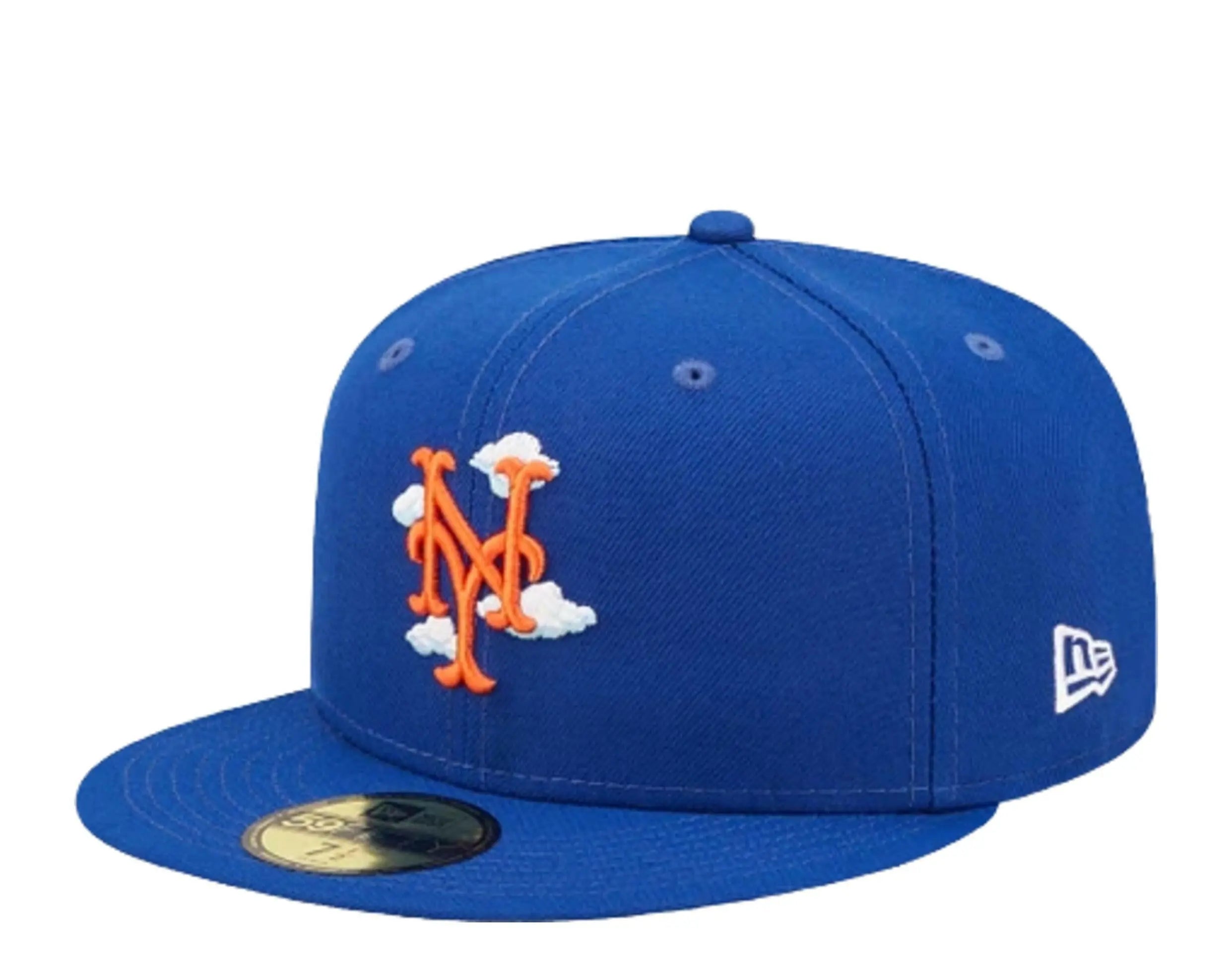 New Era 59Fifty MLB New York Mets Comic Cloud Fitted Hat Blue 3