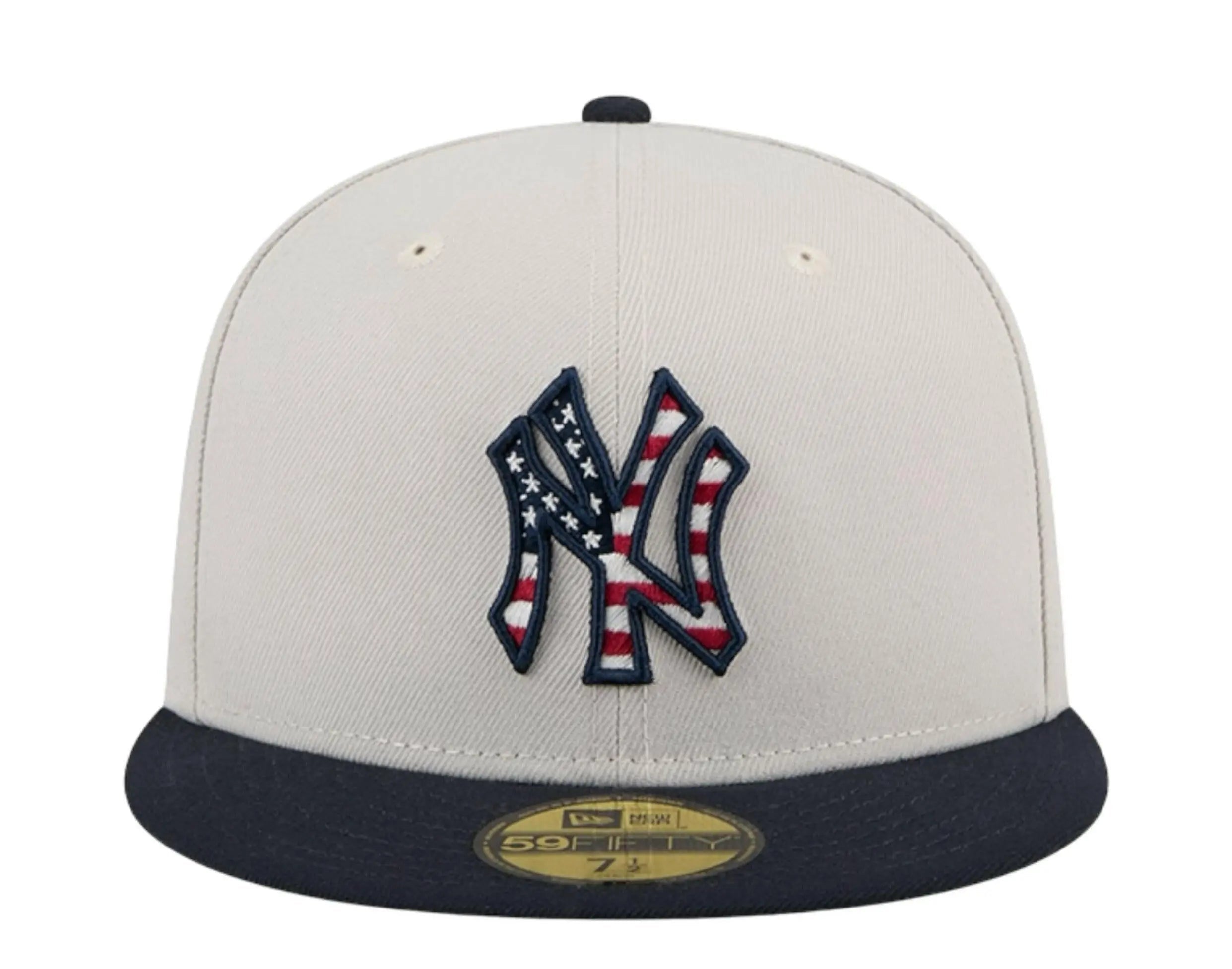 New Era 59Fifty MLB New York Yankees Independence Day 2024 Fitted Hat Gray/Navy 2
