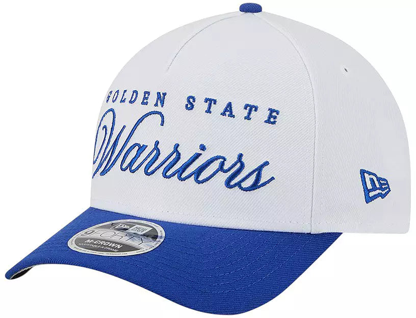 Golden State Warriors - NBA 2025 Draft 9Forty M-Crown A-Frame Snapback Hat , New Era 4