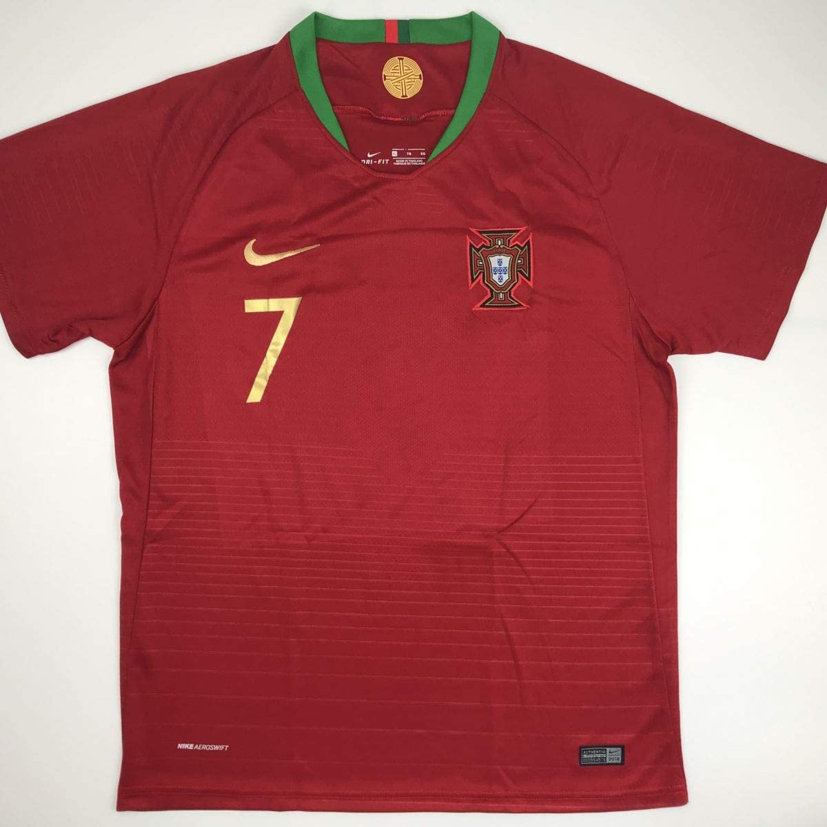 Autographed/Signed Cristiano Ronaldo Portugal Red World Cup Soccer Futbol Jersey Beckett BAS COA 4