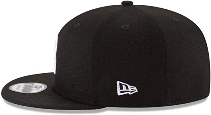 Boston Red Sox - 9Fifty Snapback Black & White Adjustable Hat , New Era 3