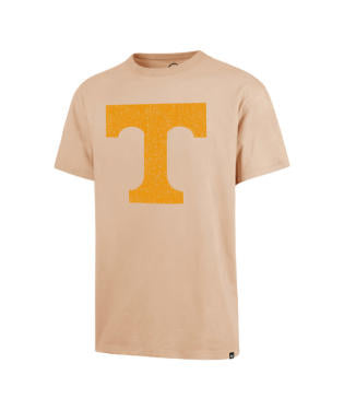 Tennessee Volunteers - NCAA Dusted Khaki Imprint River Tee T-Shirt, '47 Brand 1