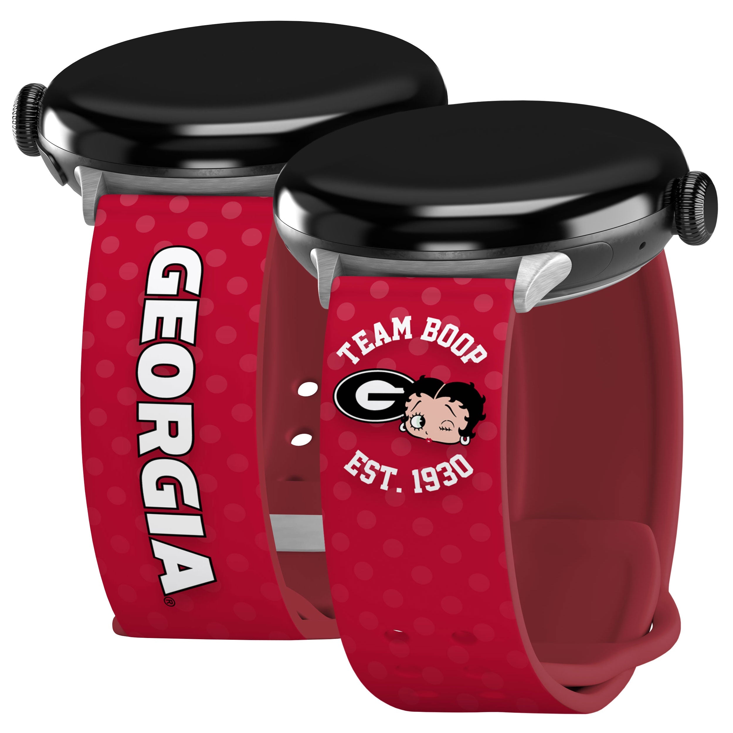 Georgia Bulldogs X Betty Boop HD Google Pixel Watch Band 2