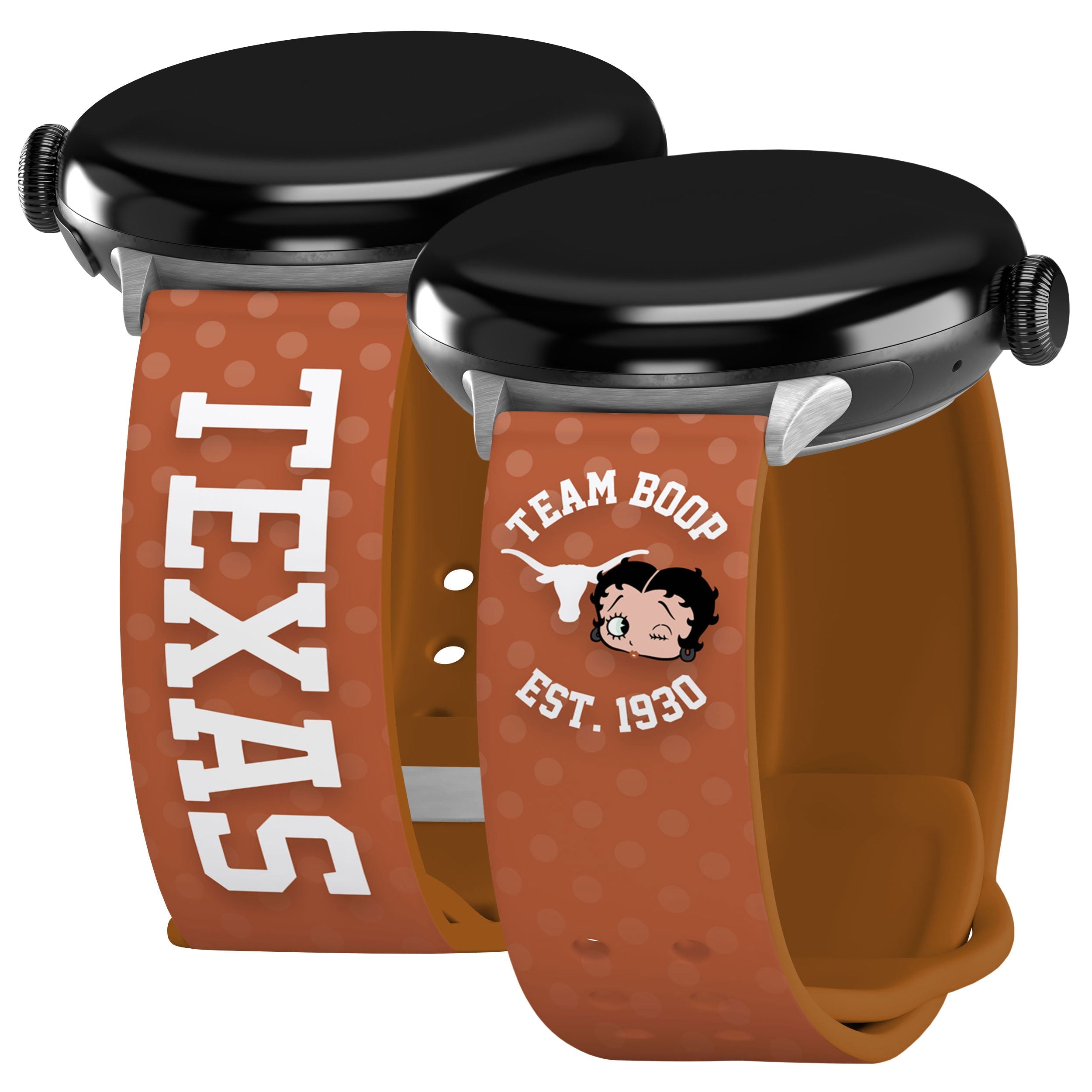 Texas Longhorns X Betty Boop HD Google Pixel Watch Band 2