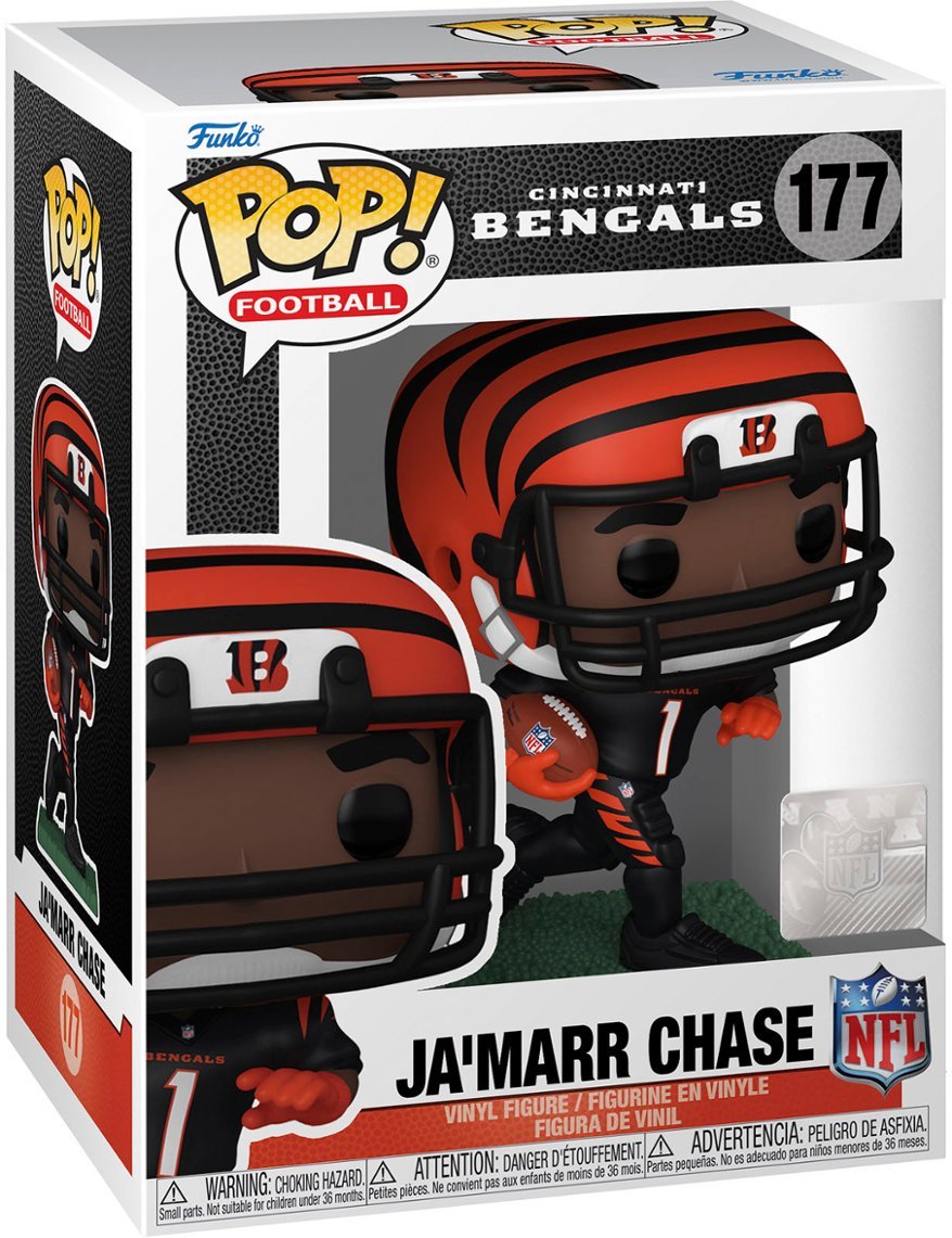 Funko POP! Bengals Ja'Marr Chase Vinyl Figure 1