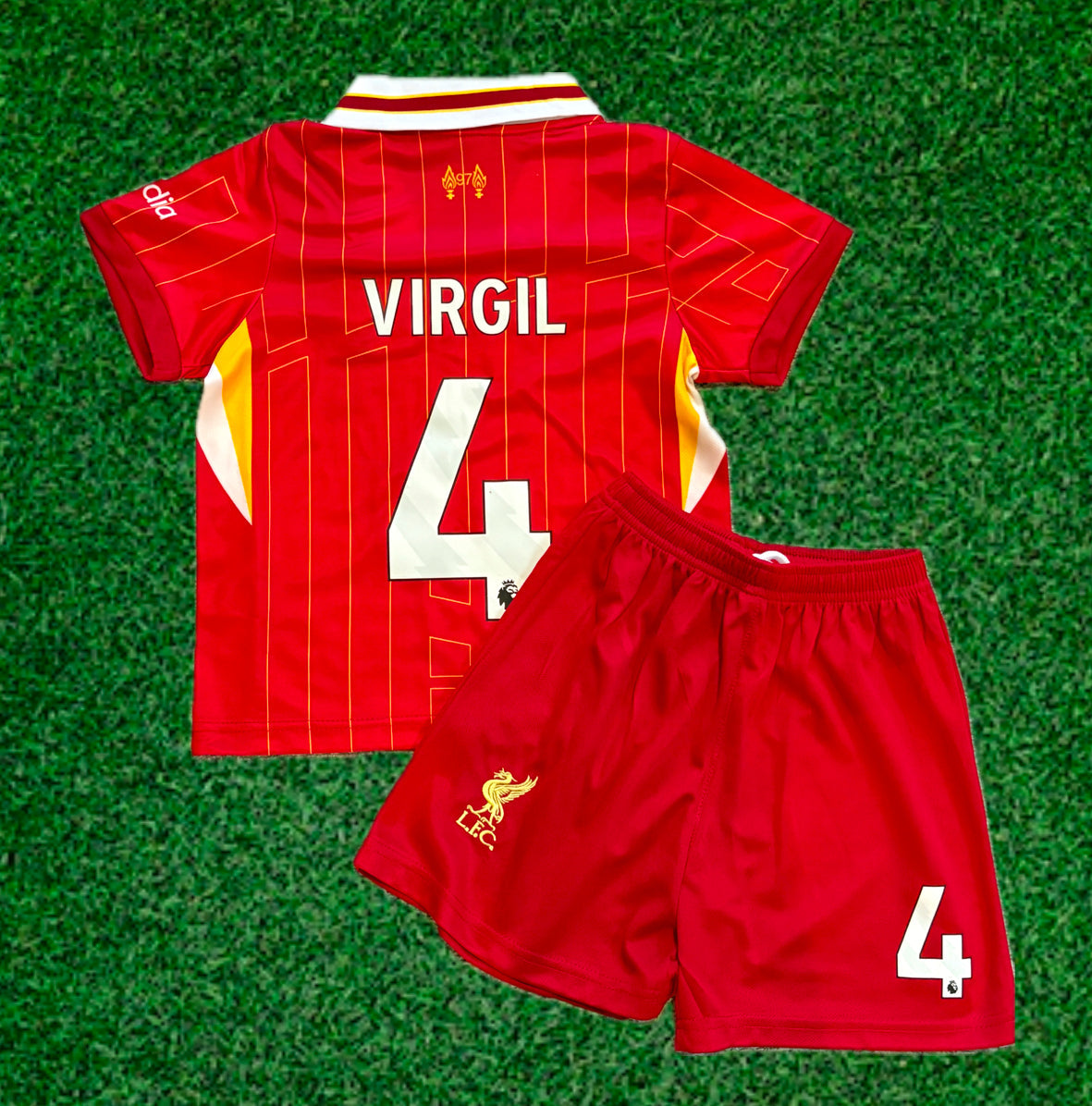 Virgil van Dijk Liverpool Kids Jersey Set Soccer Football Toddler Youth Tshirt 5