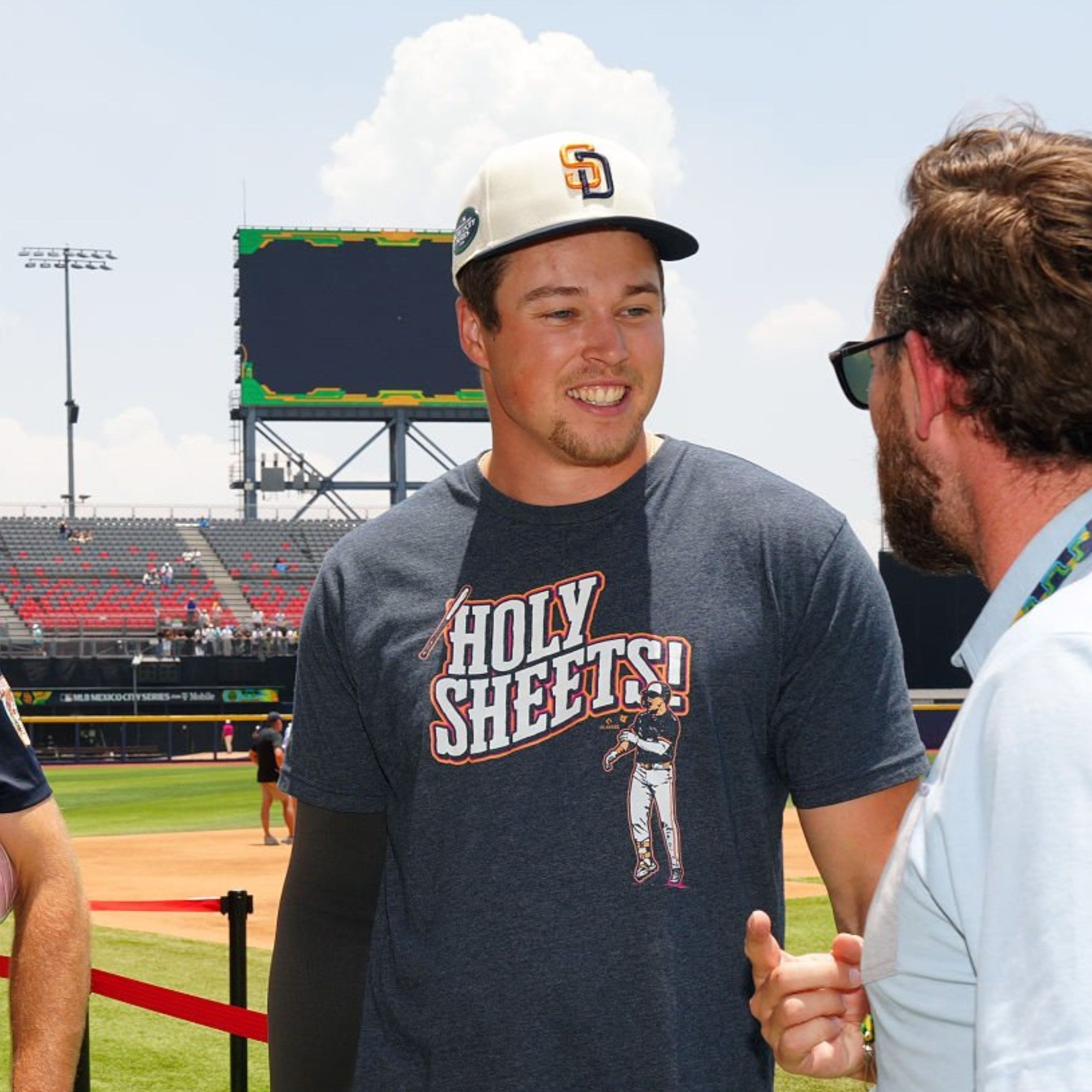 Gavin Sheets: Holy Sheets Bat Toss 4