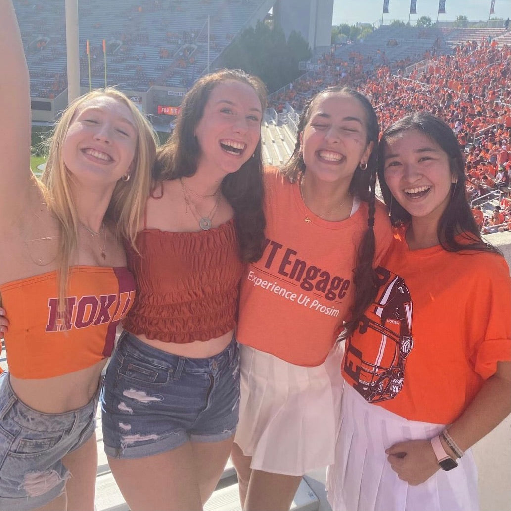 Virginia Tech Hokies Two Tone Tube Top | lojobands 10