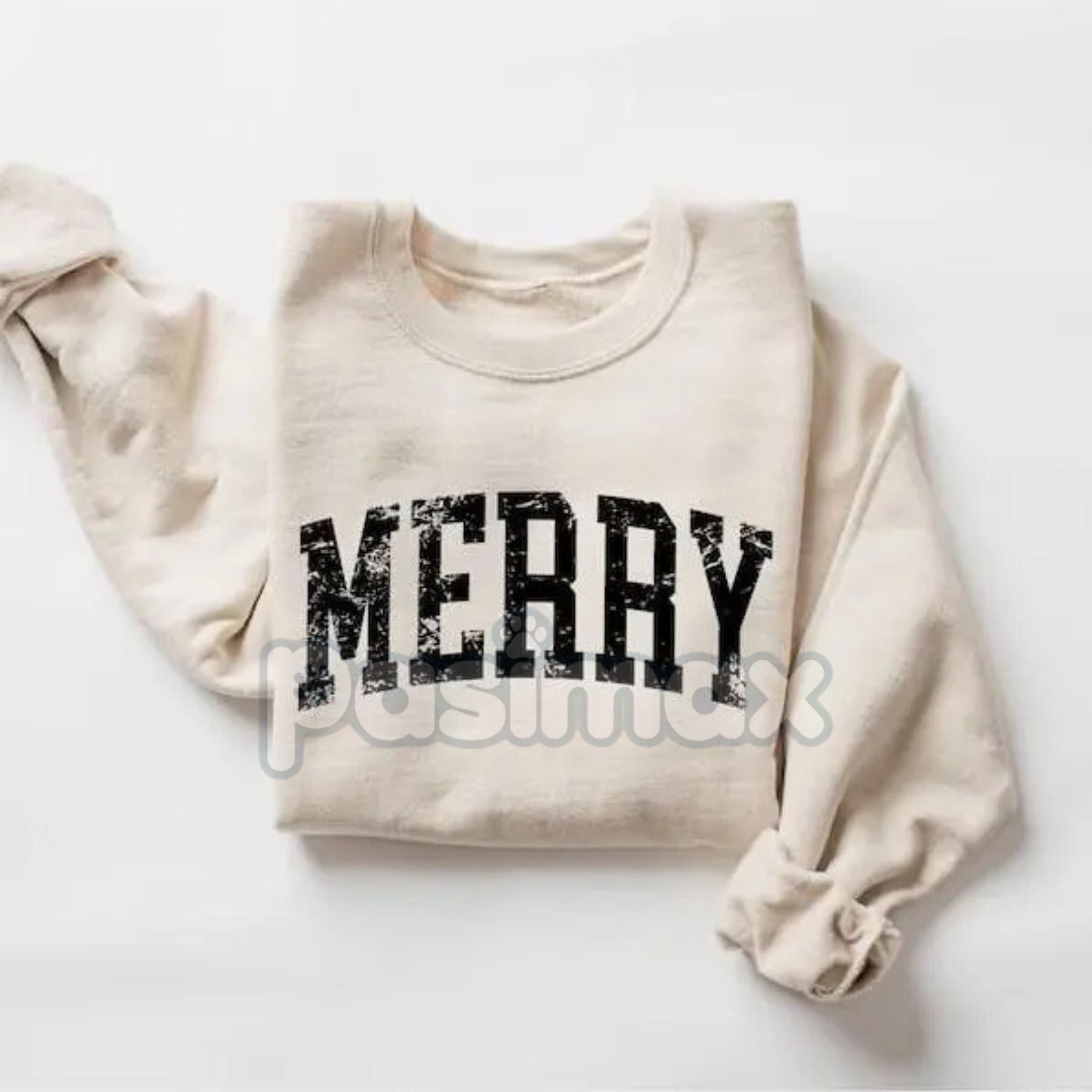 Merry Sweatshirt – Simple Holiday Crewneck Sweater 6