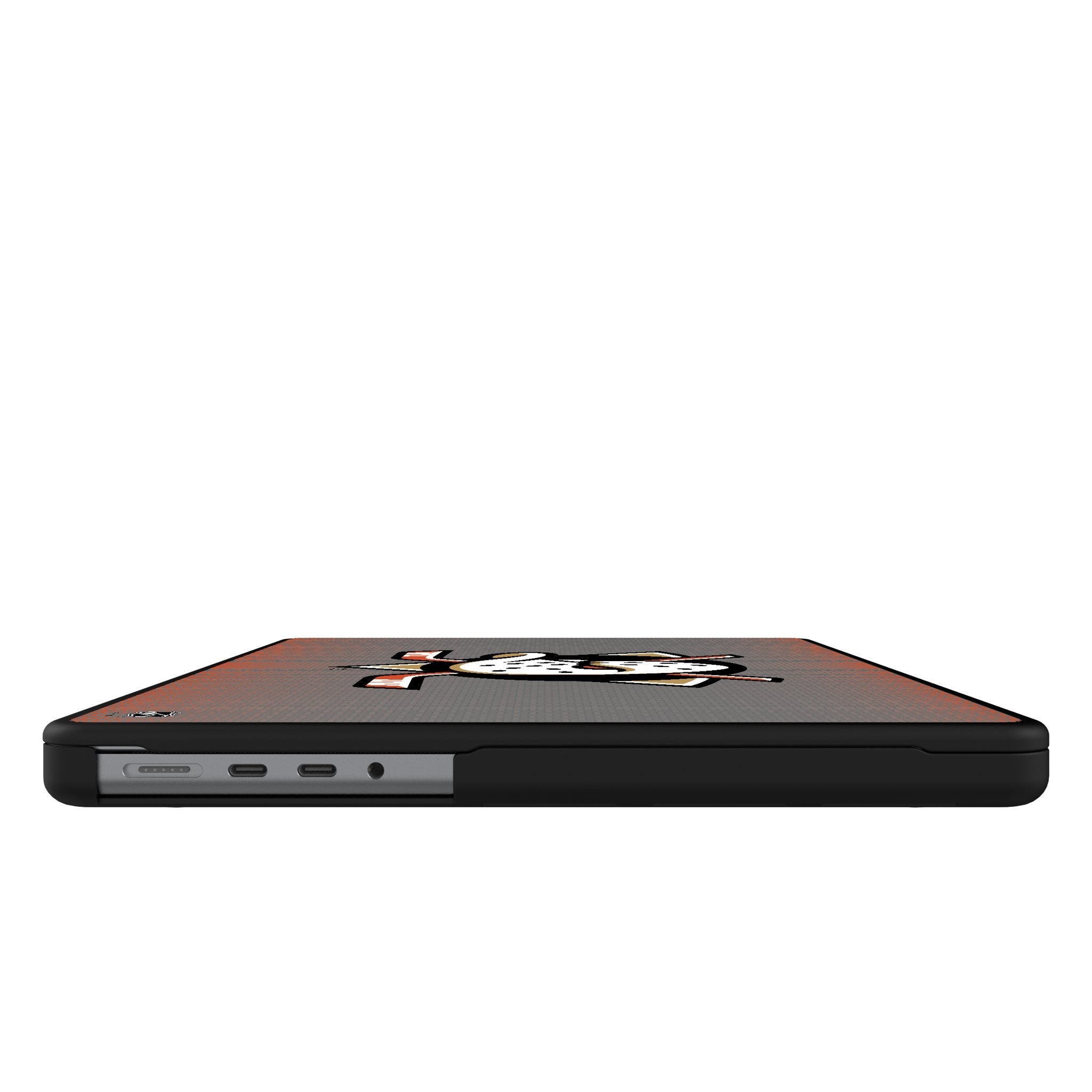 Anaheim Ducks Linen Laptop Case for Apple MacBook 6