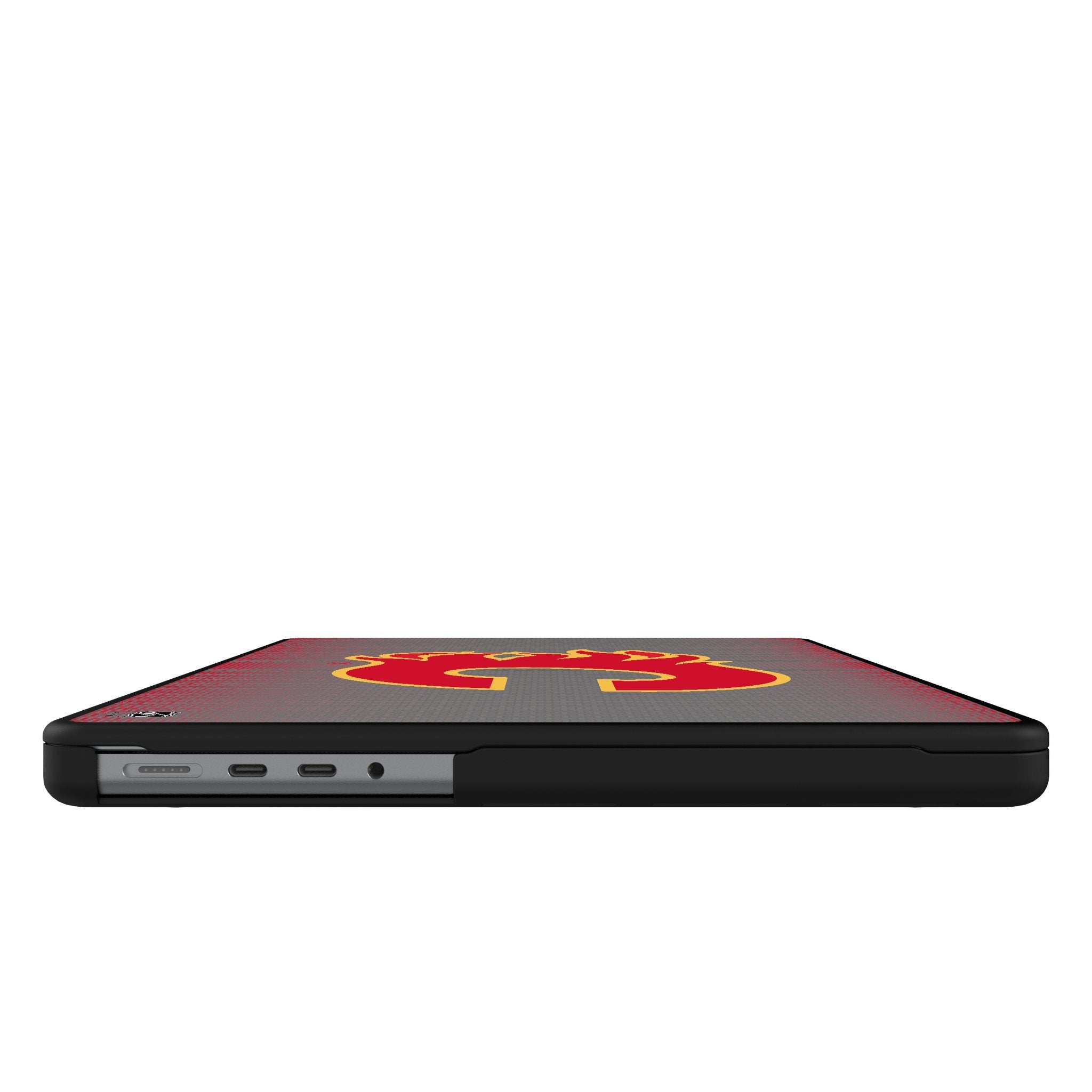 Calgary Flames Linen Laptop Case for Apple MacBook 6